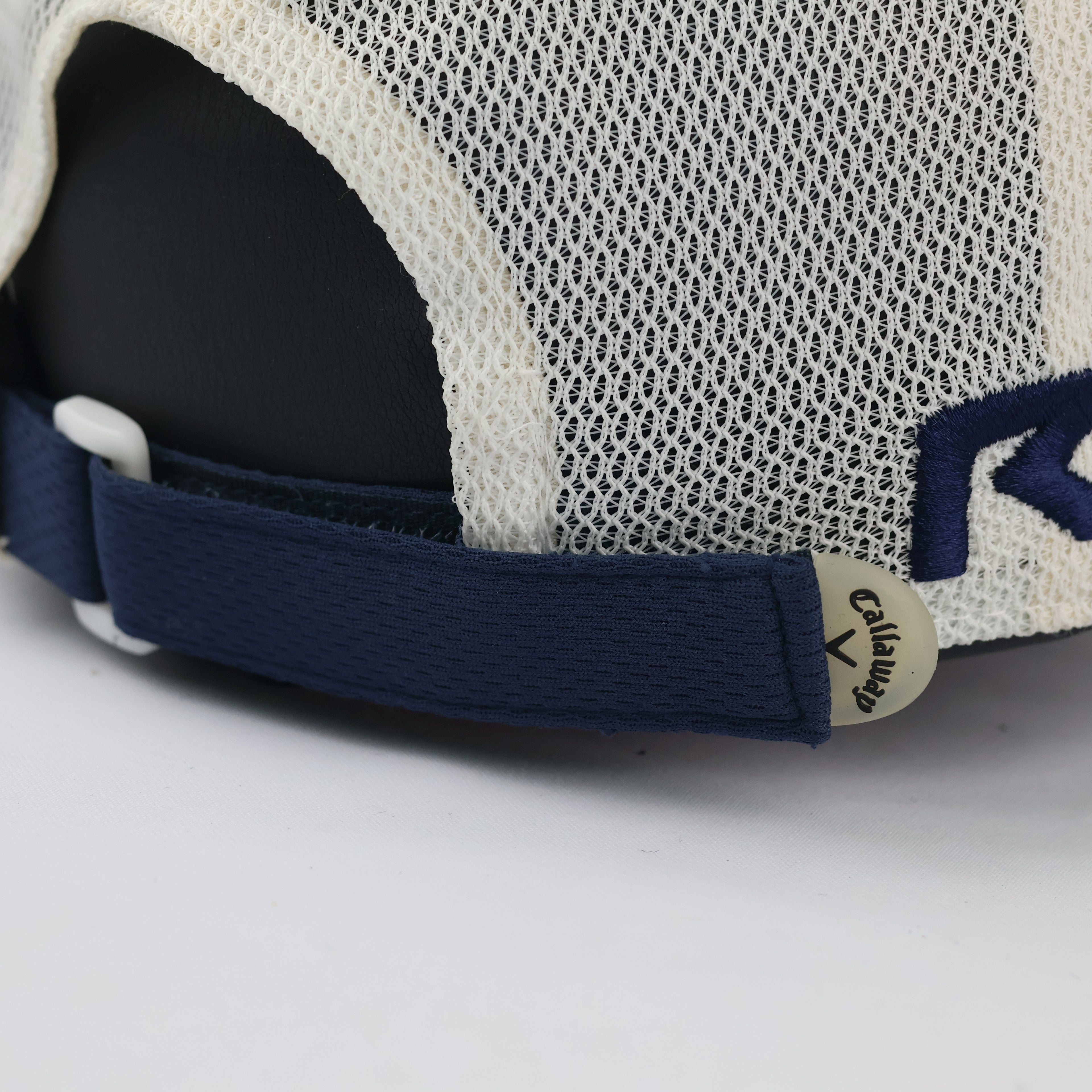 Thrifted Callaway Golf Mesh Cap | Navy & White Strapback