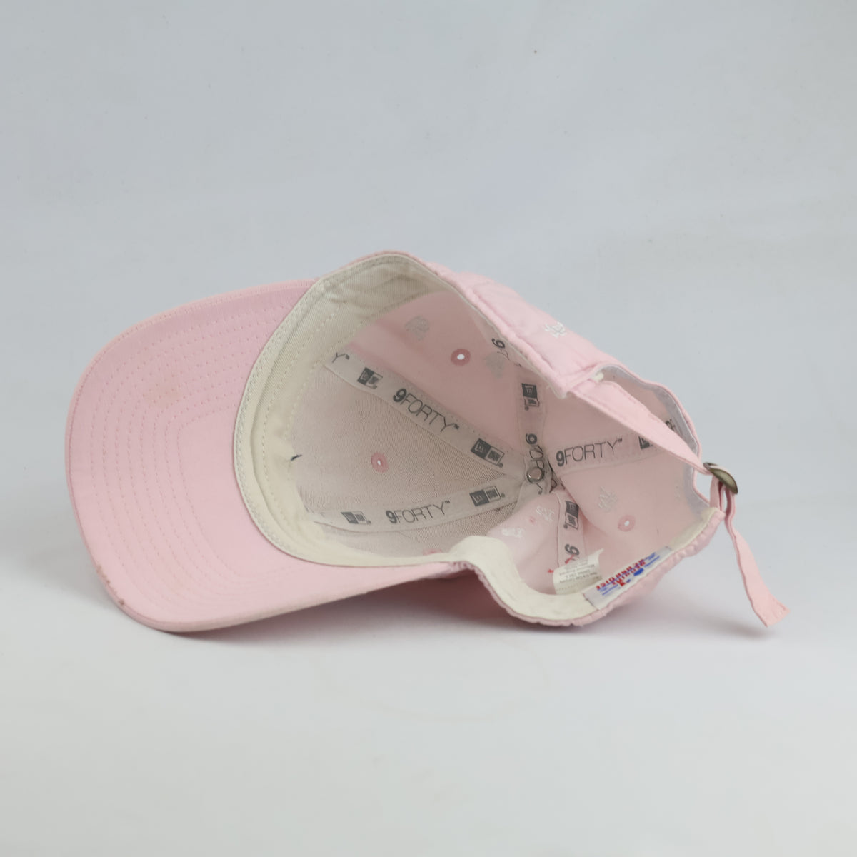 Thrifted New Era 9FORTY LA Dodgers Pink Embroidered Logo Baseball Cap 56–57 cm | 10629