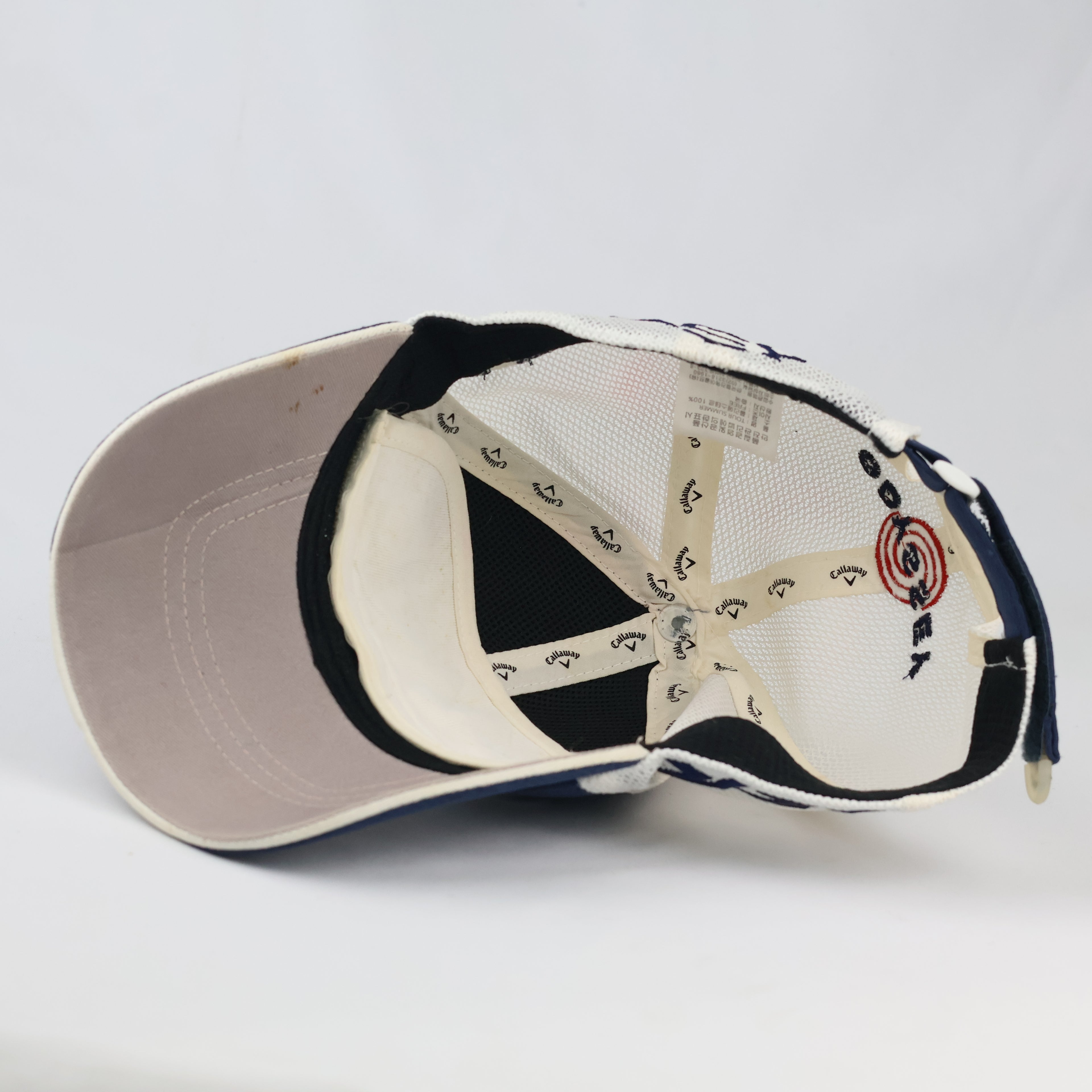 Thrifted Callaway Golf Mesh Cap | Navy & White Strapback