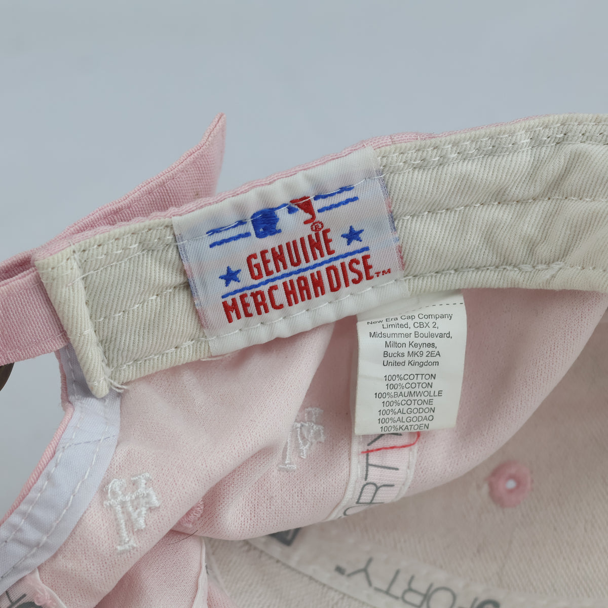 Thrifted New Era 9FORTY LA Dodgers Pink Embroidered Logo Baseball Cap 56–57 cm | 10629