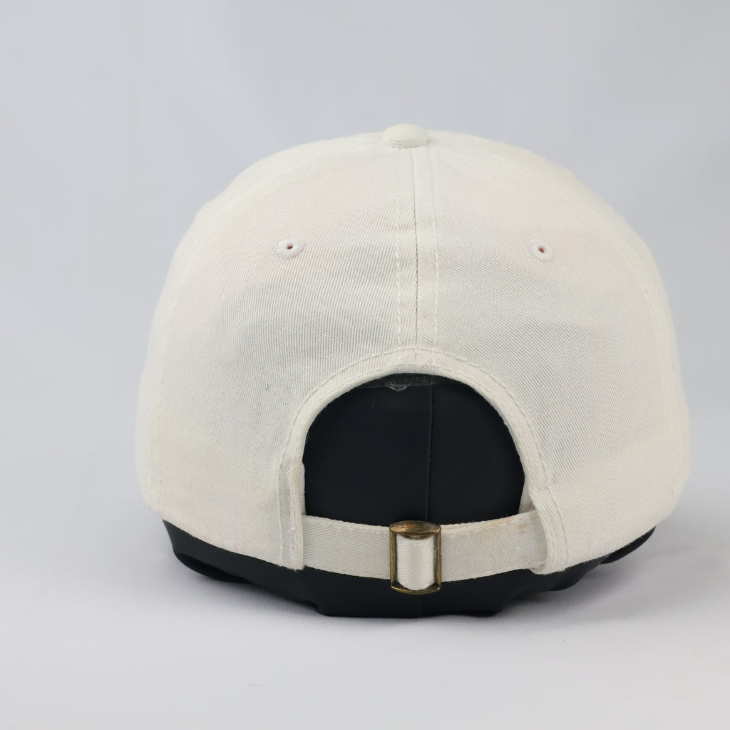 Vintage Style OTTO WAVY Baseball Cap - Cream Minimalist Streetwear Hat