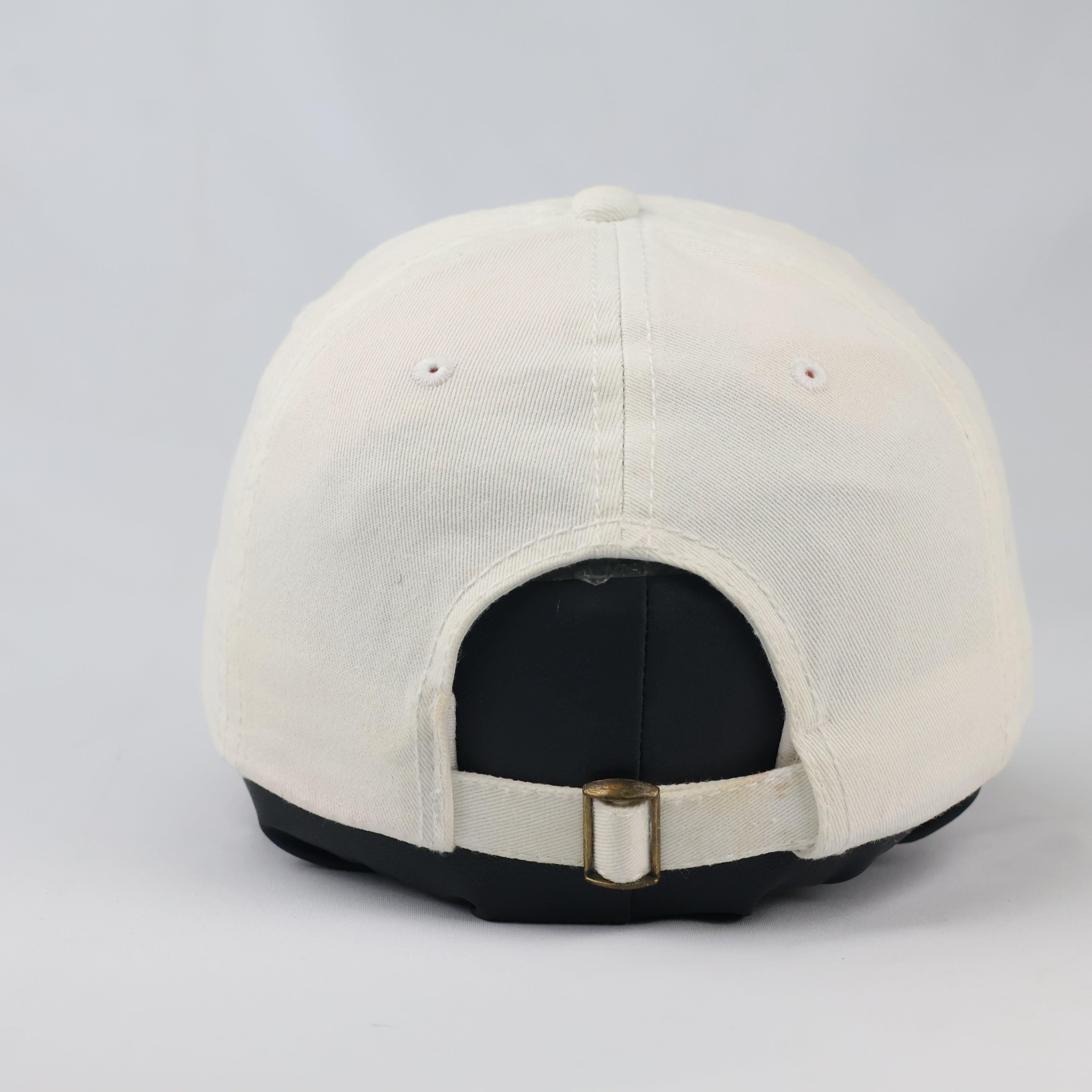 Vintage Style OTTO WAVY Baseball Cap - Cream Minimalist Streetwear Hat