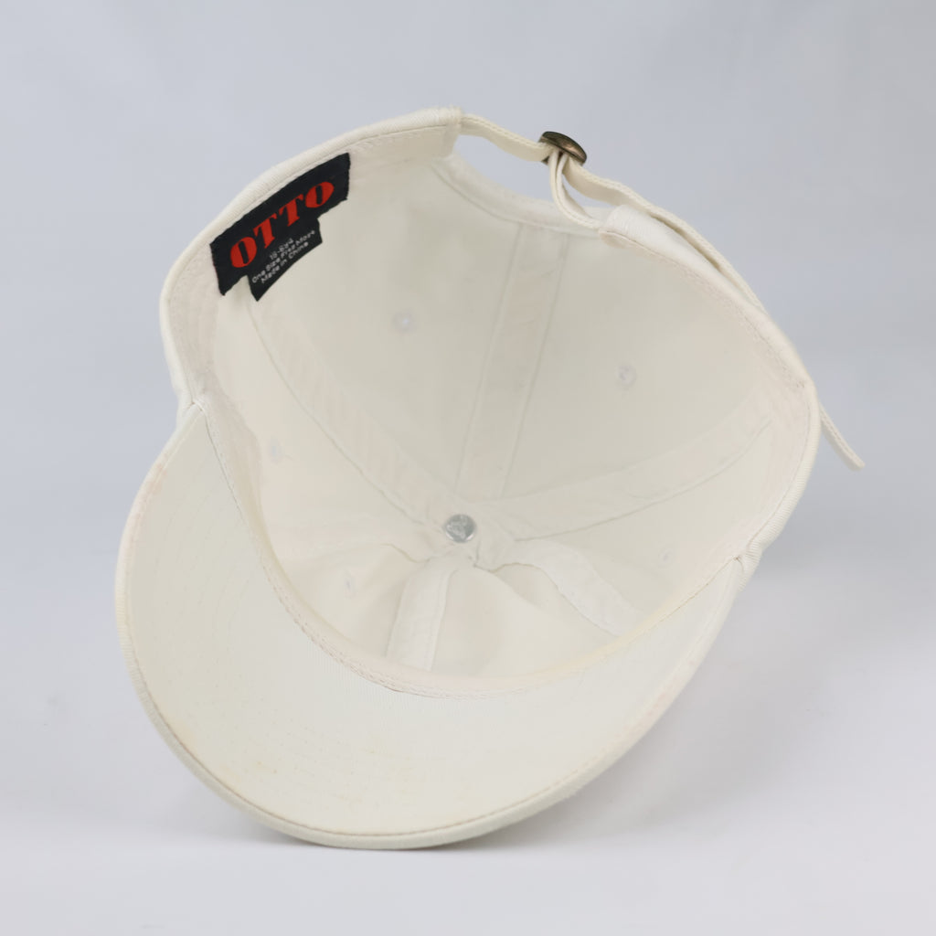 Vintage Style OTTO WAVY Baseball Cap - Cream Minimalist Streetwear Hat