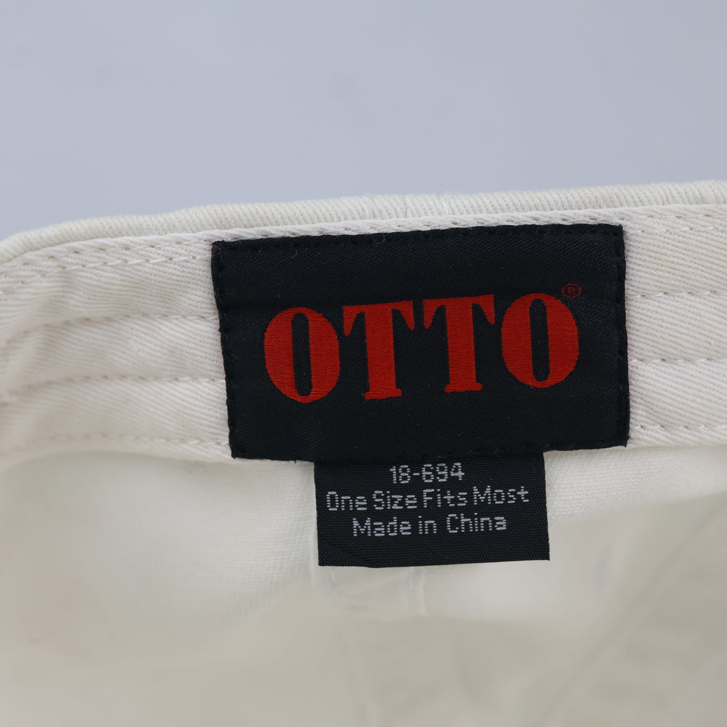 Vintage Style OTTO WAVY Baseball Cap - Cream Minimalist Streetwear Hat