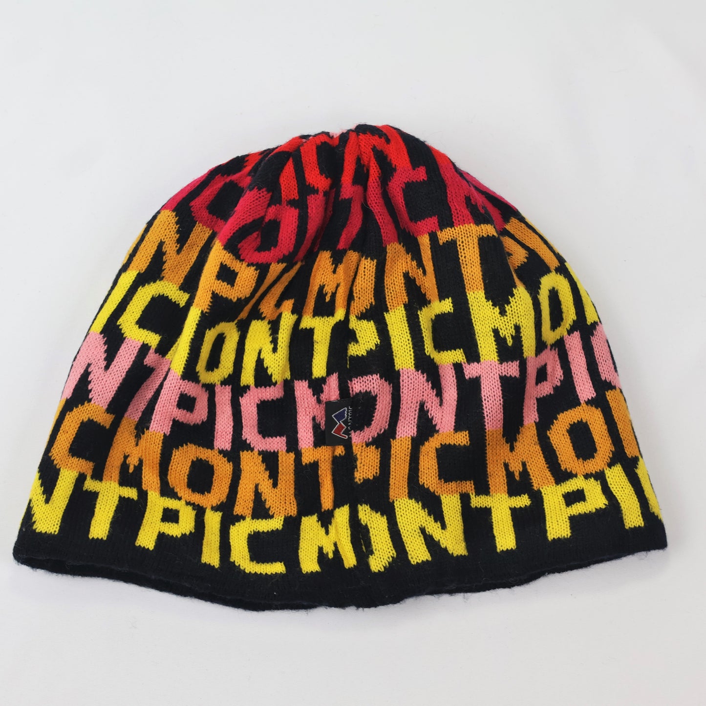 Multicolor Knit Winter Thrifted Beanie - Vibrant Patterned Adult Hat