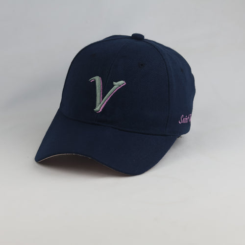 Thrifted Saint Vox Navy Blue "V" Logo Cap (57-59 cm) | 10747