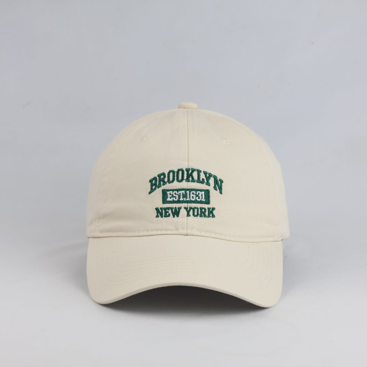 Thrifted Beige Brooklyn Est 1631 Strapback Cap (56-58cm) | 10612