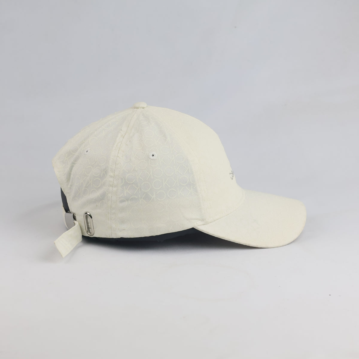 Thrifted Calvin Klein Off-White CK Logo Cap (56-57cm) | 10611
