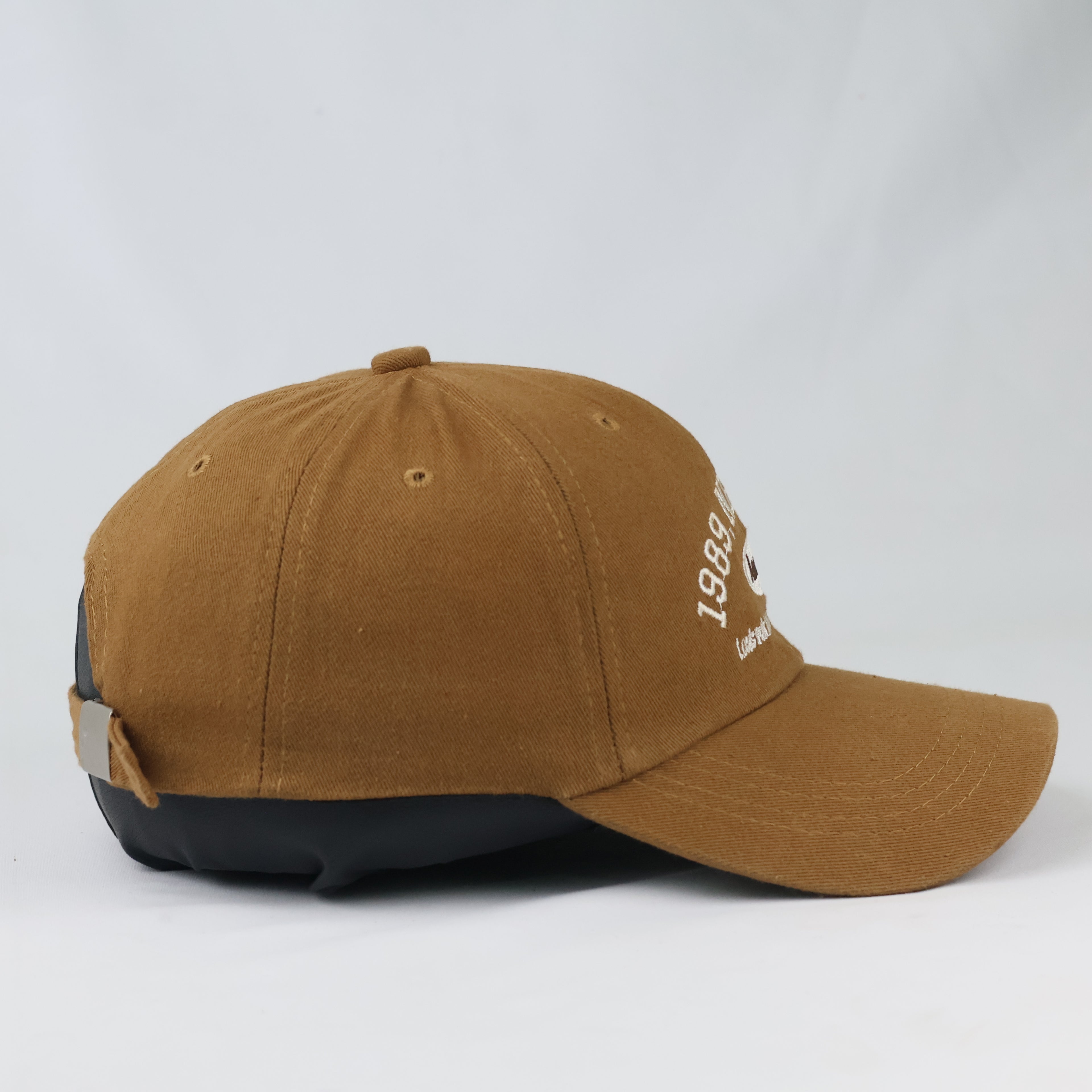 Retro New York Madison Square Baseball Cap - Tobacco Brown Graphic Hat