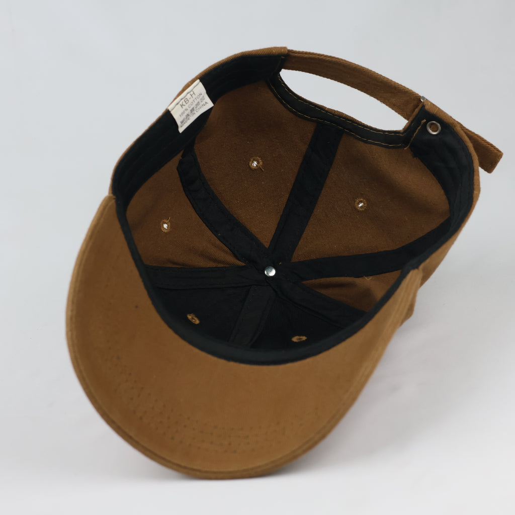 Retro New York Madison Square Baseball Cap - Tobacco Brown Graphic Hat