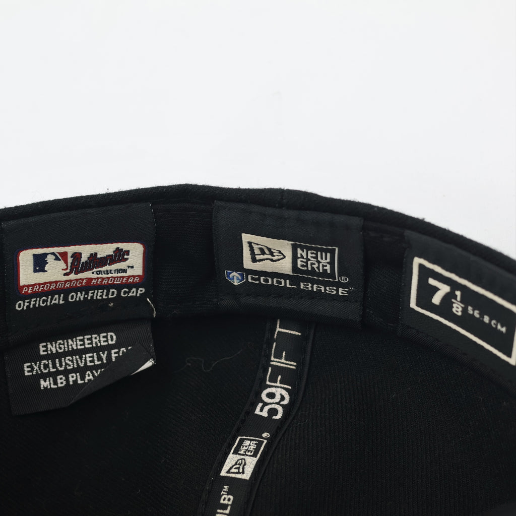 White Sox New Era Authentic Collection MLB Thrifted Performance Cap - Black/White