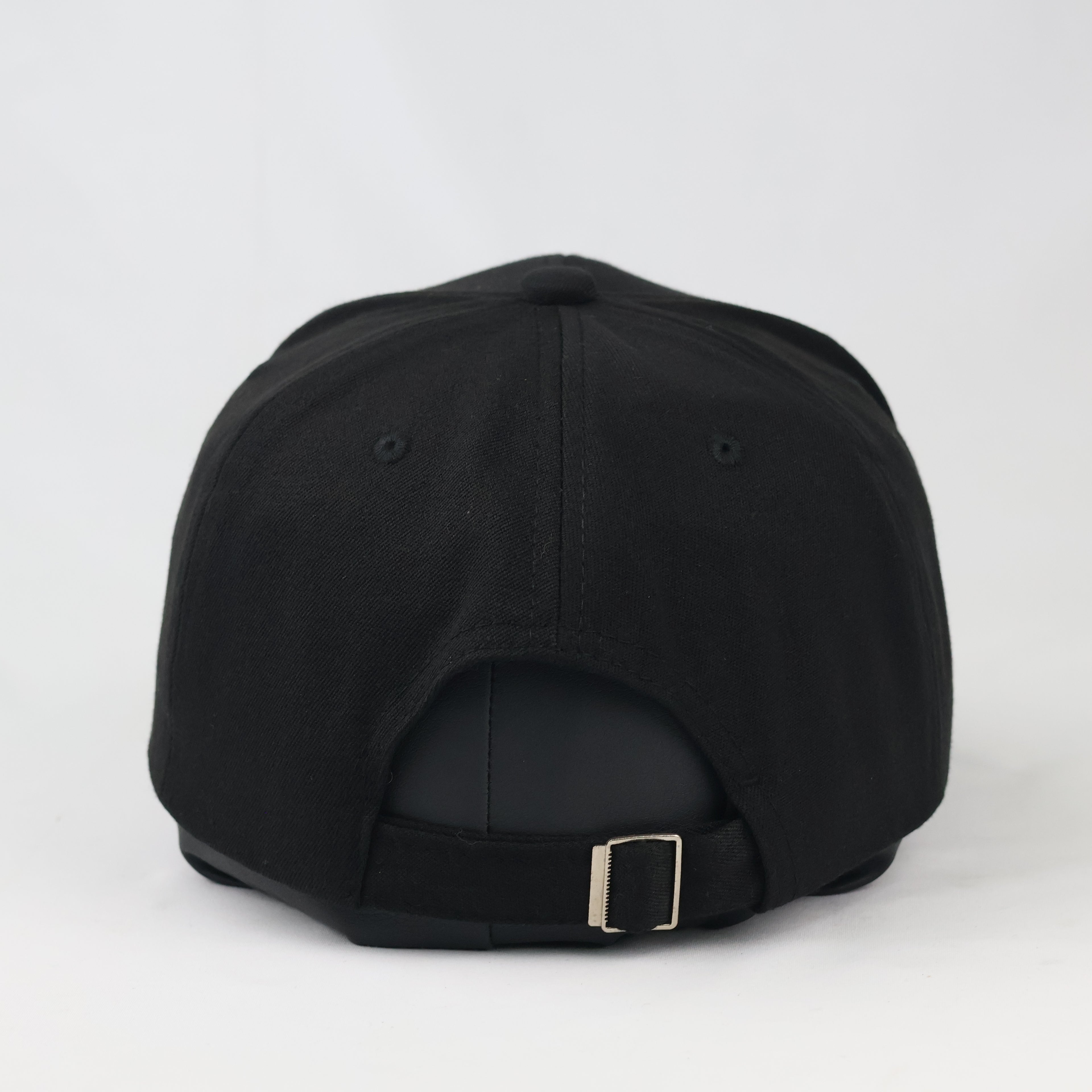 Retro Abbey Road Silhouette Baseball Cap - Black Embroidered Band Hat
