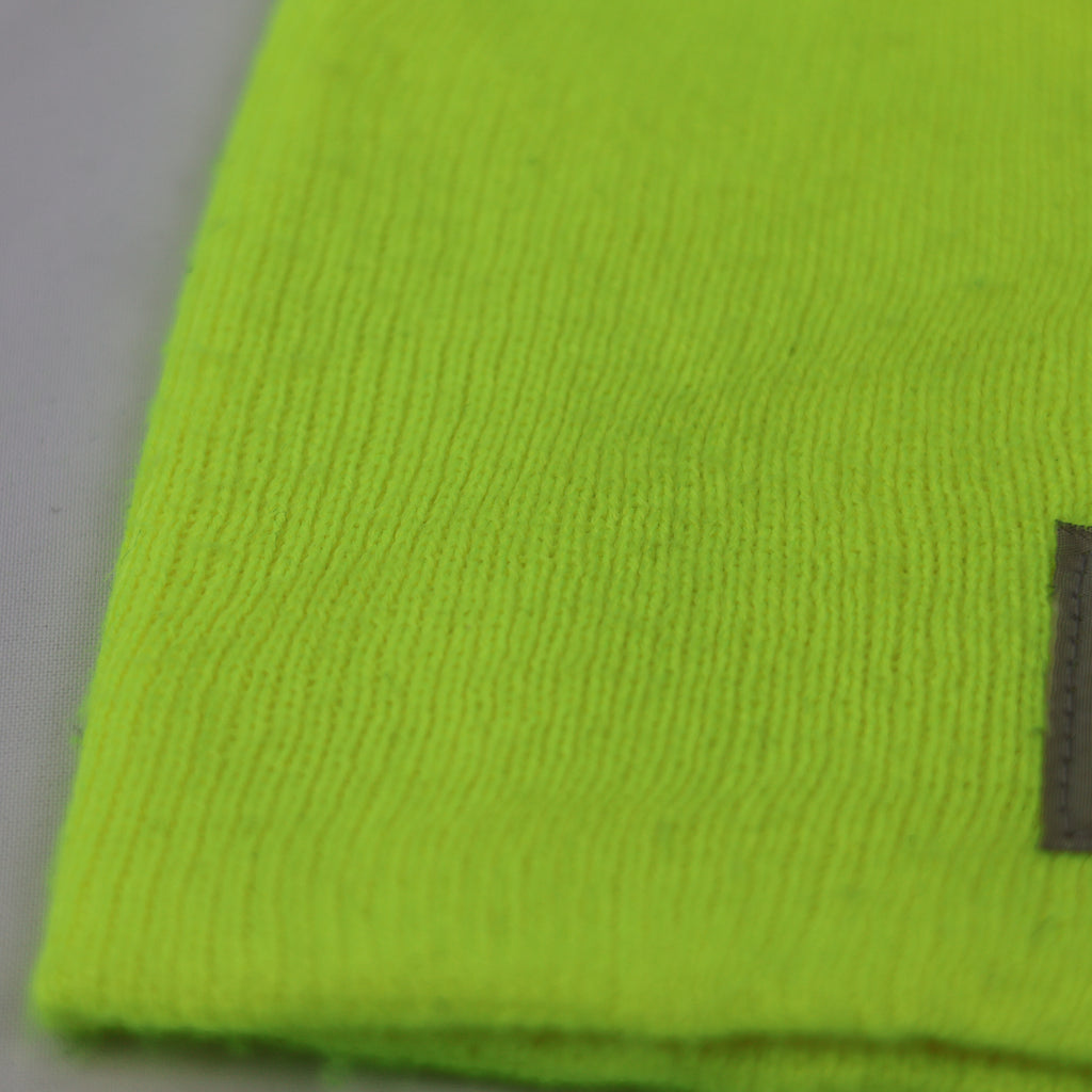 Carhartt High-Vis Neon Green Beanie | Safety Yellow Workwear Hat | Streetwear