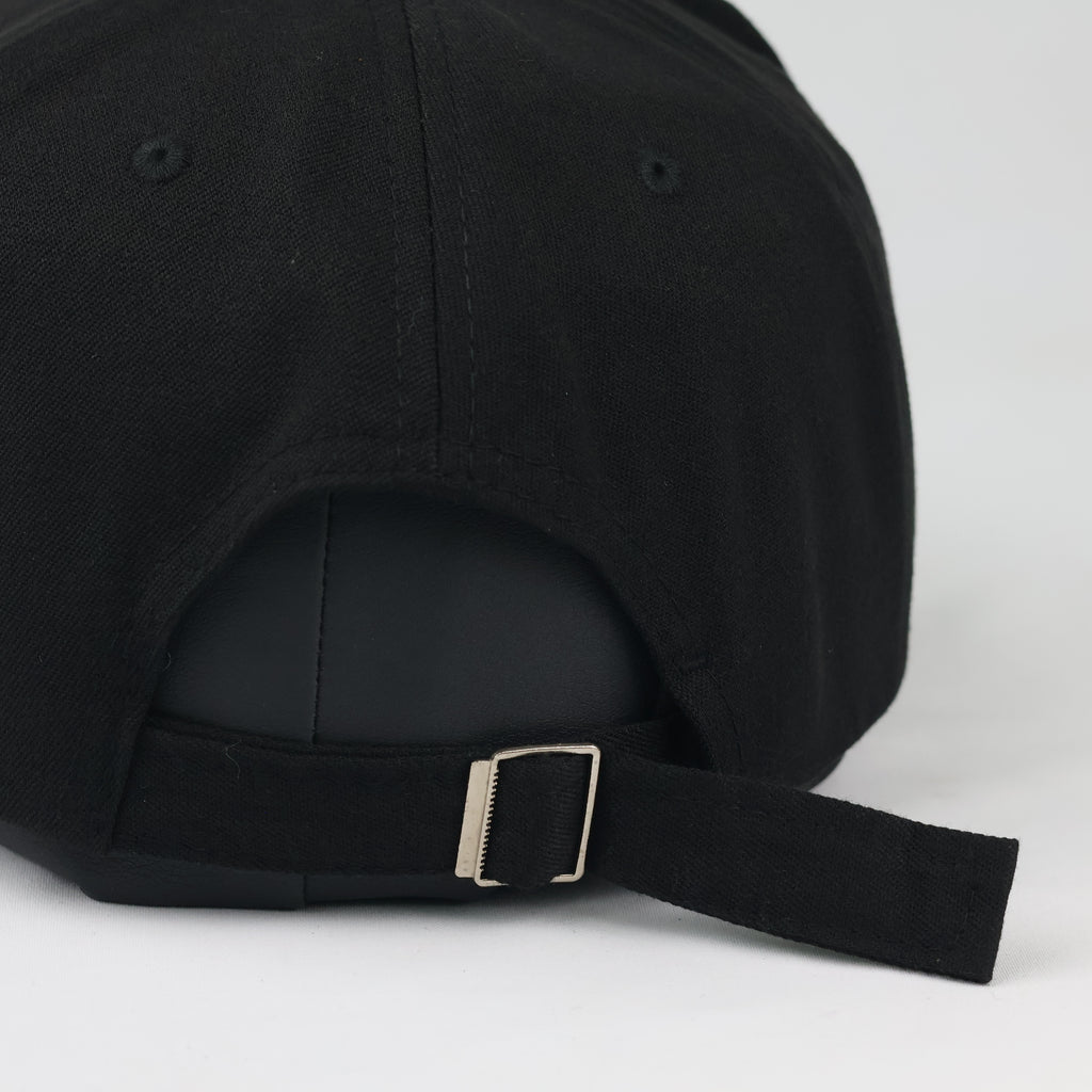 Retro Abbey Road Silhouette Baseball Cap - Black Embroidered Band Hat