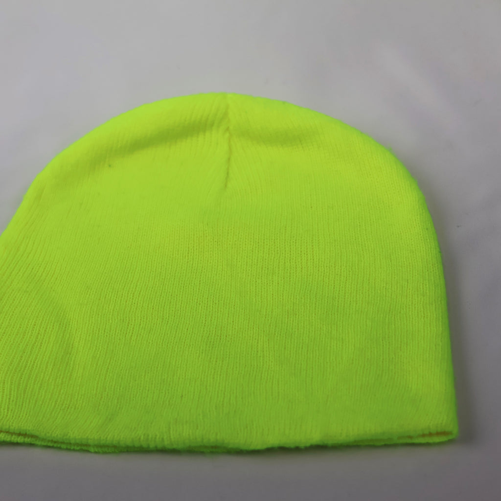 Carhartt High-Vis Neon Green Beanie | Safety Yellow Workwear Hat | Streetwear