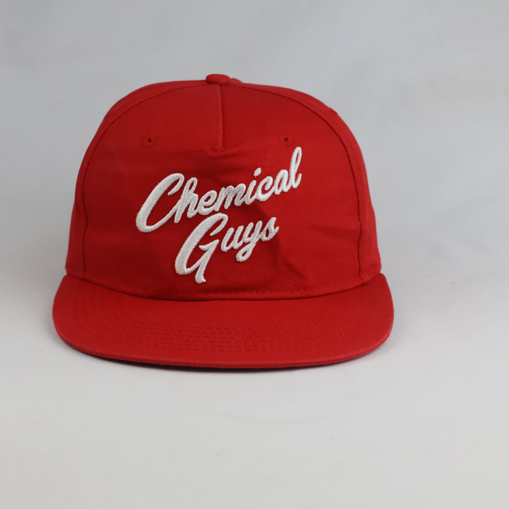 Thrifted Chemical Guys Red Embroidered Snapback Cap (58-60cm) | 10640