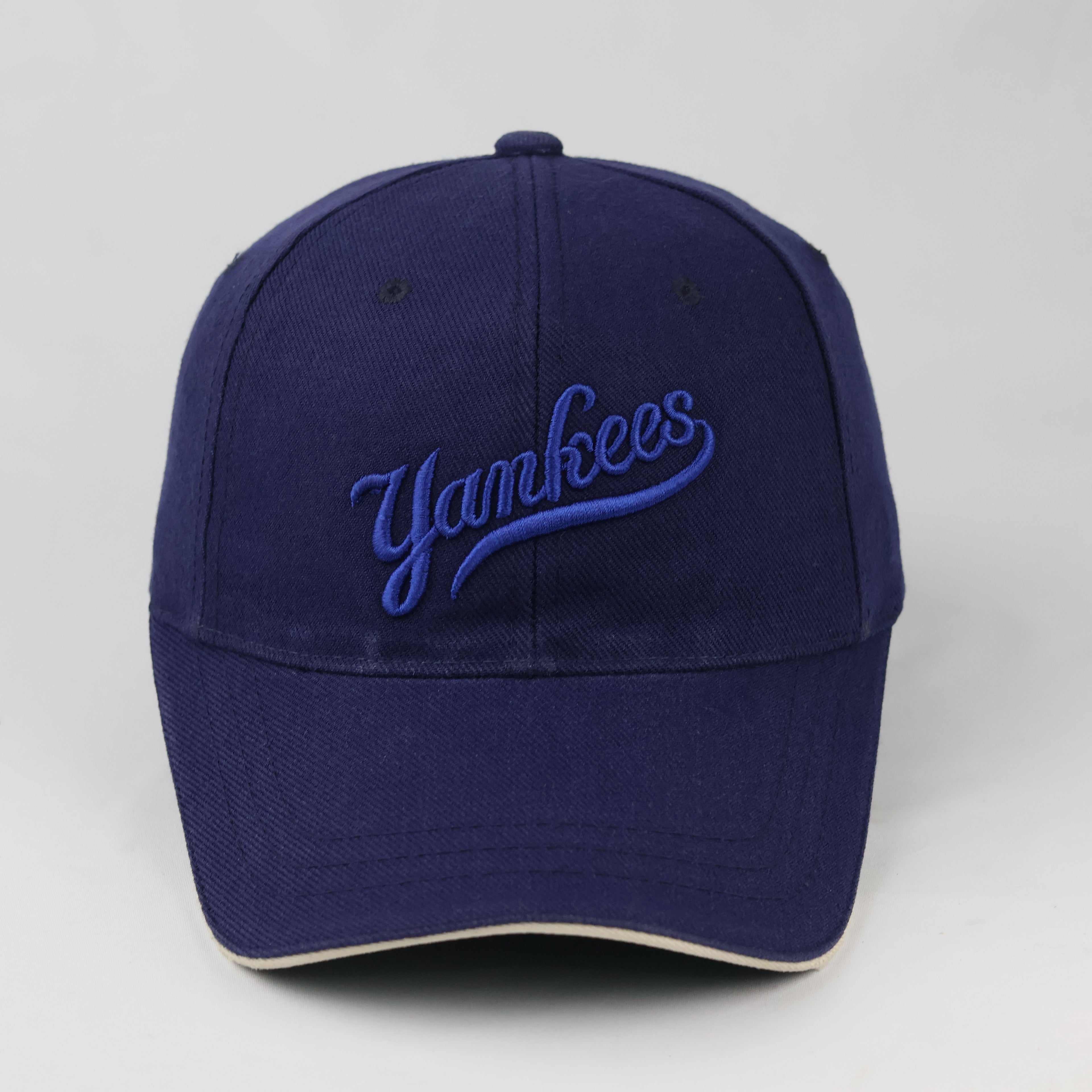 Retro Yankees Script Embroidered Dad Cap | Thrifted BU Licensed Hat 56-58cm