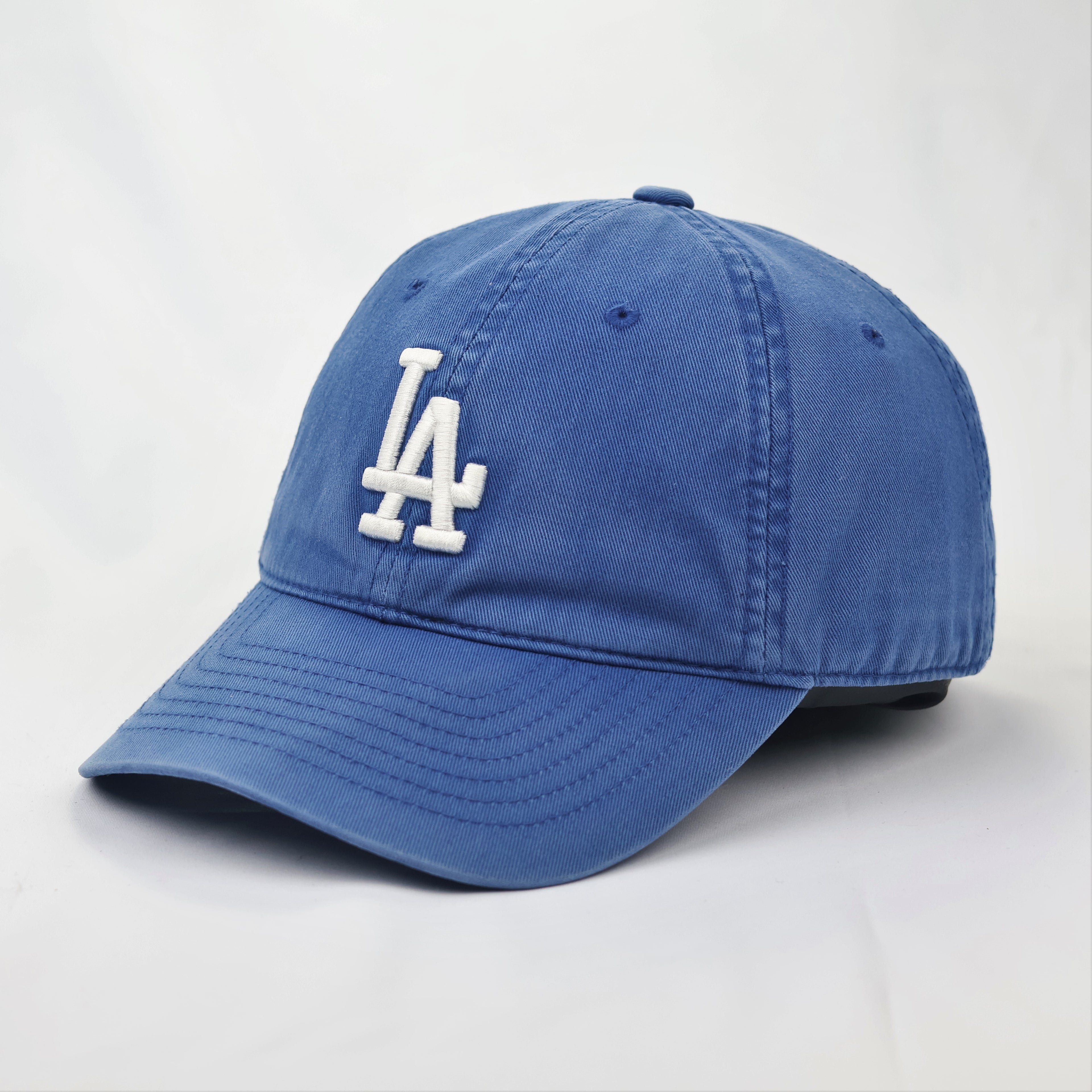 Official MLB Los Angeles Dodgers 'Dad Hat' - Washed Blue/White