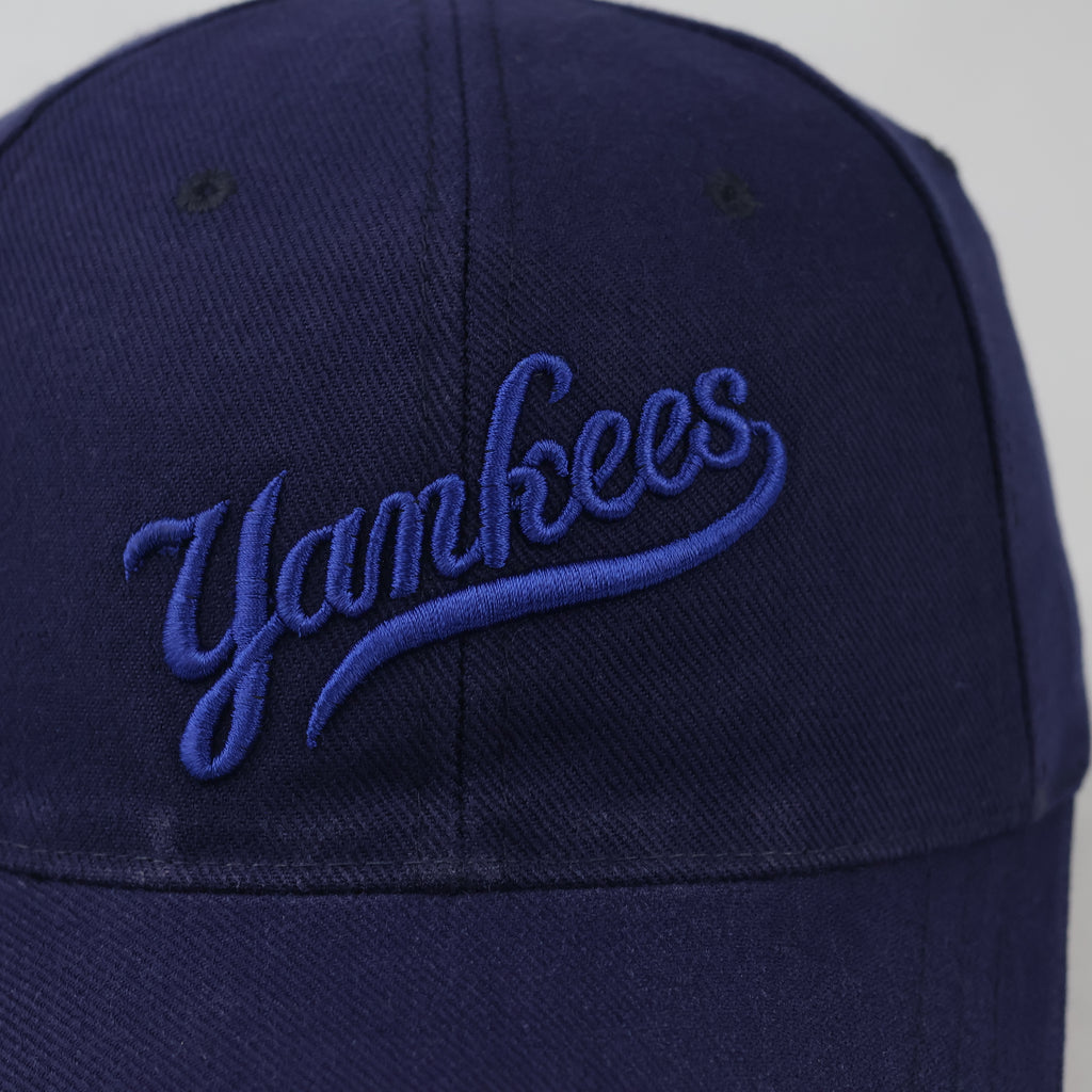 Retro Yankees Script Embroidered Dad Cap | Thrifted BU Licensed Hat 56-58cm