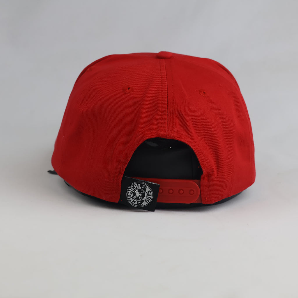 Thrifted Chemical Guys Red Embroidered Snapback Cap (58-60cm) | 10640