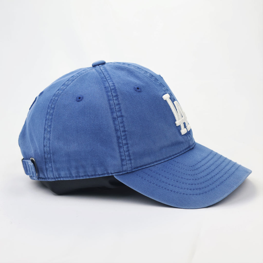 Official MLB Los Angeles Dodgers 'Dad Hat' - Washed Blue/White