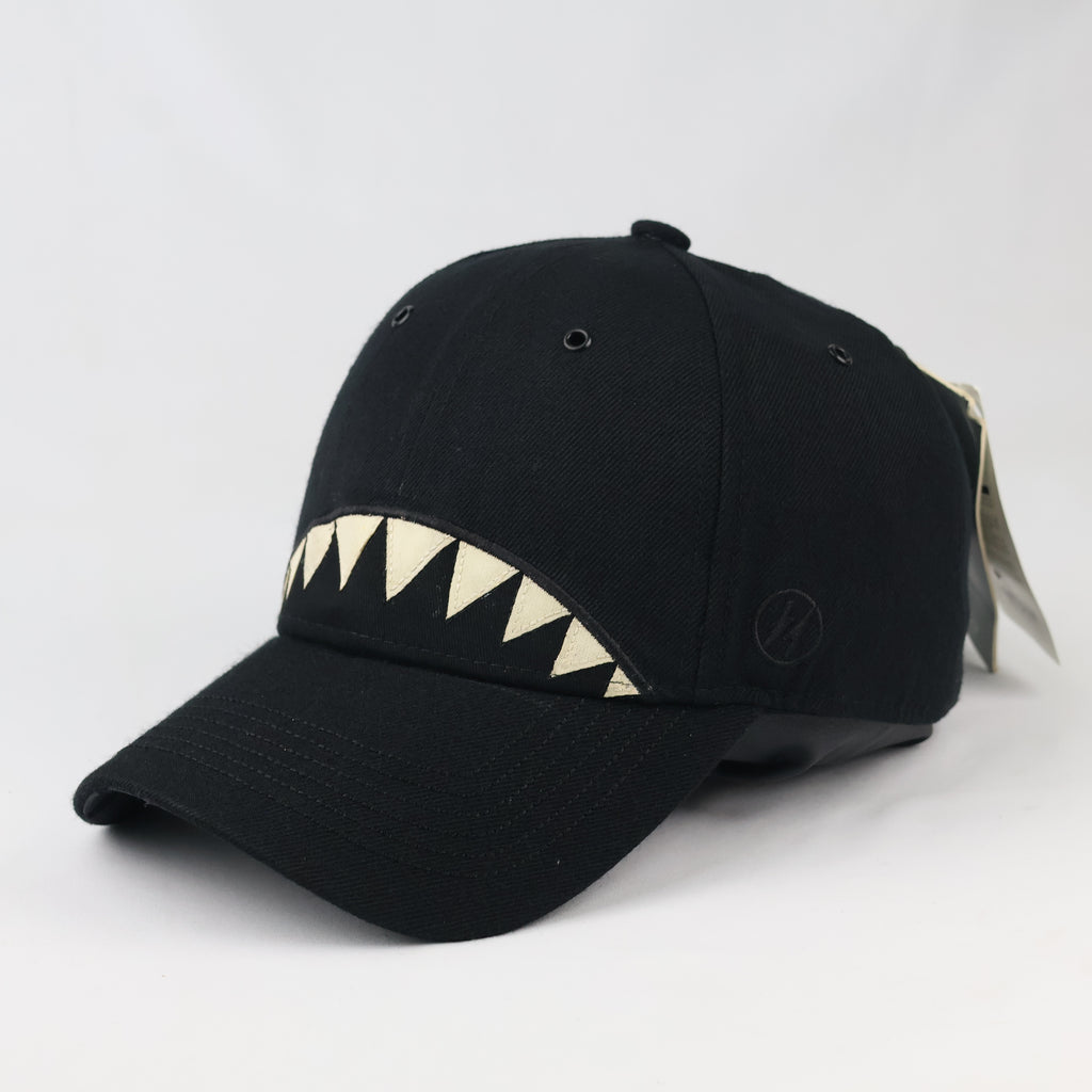 Vintage Elstinko Korean Streetwear Cap - Black Shark Mouth Hat