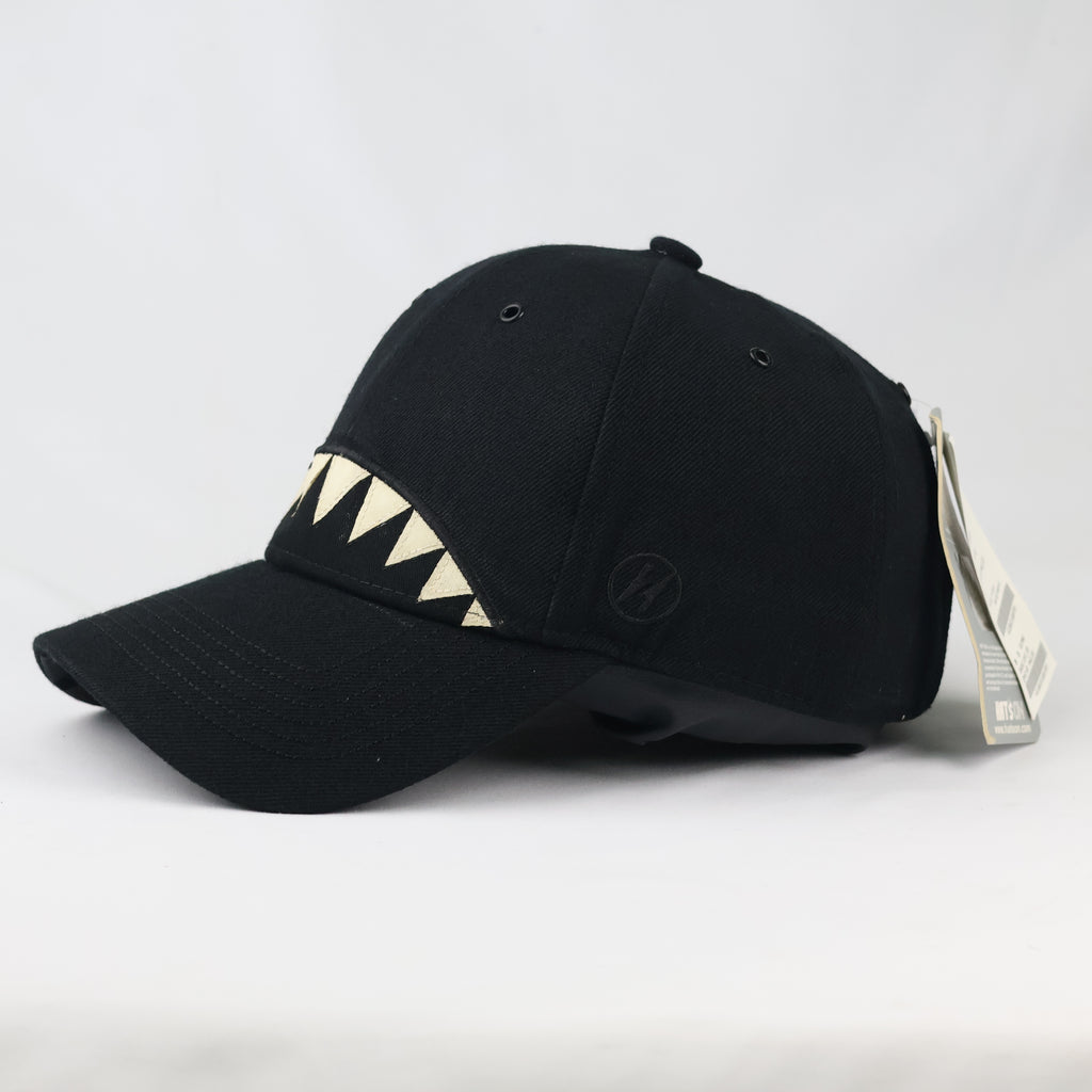 Vintage Elstinko Korean Streetwear Cap - Black Shark Mouth Hat