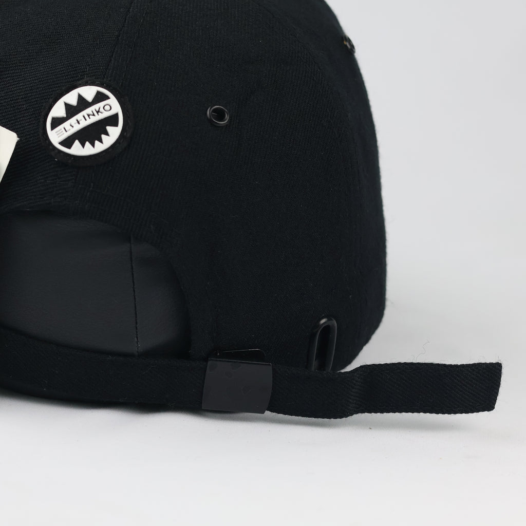 Vintage Elstinko Korean Streetwear Cap - Black Shark Mouth Hat