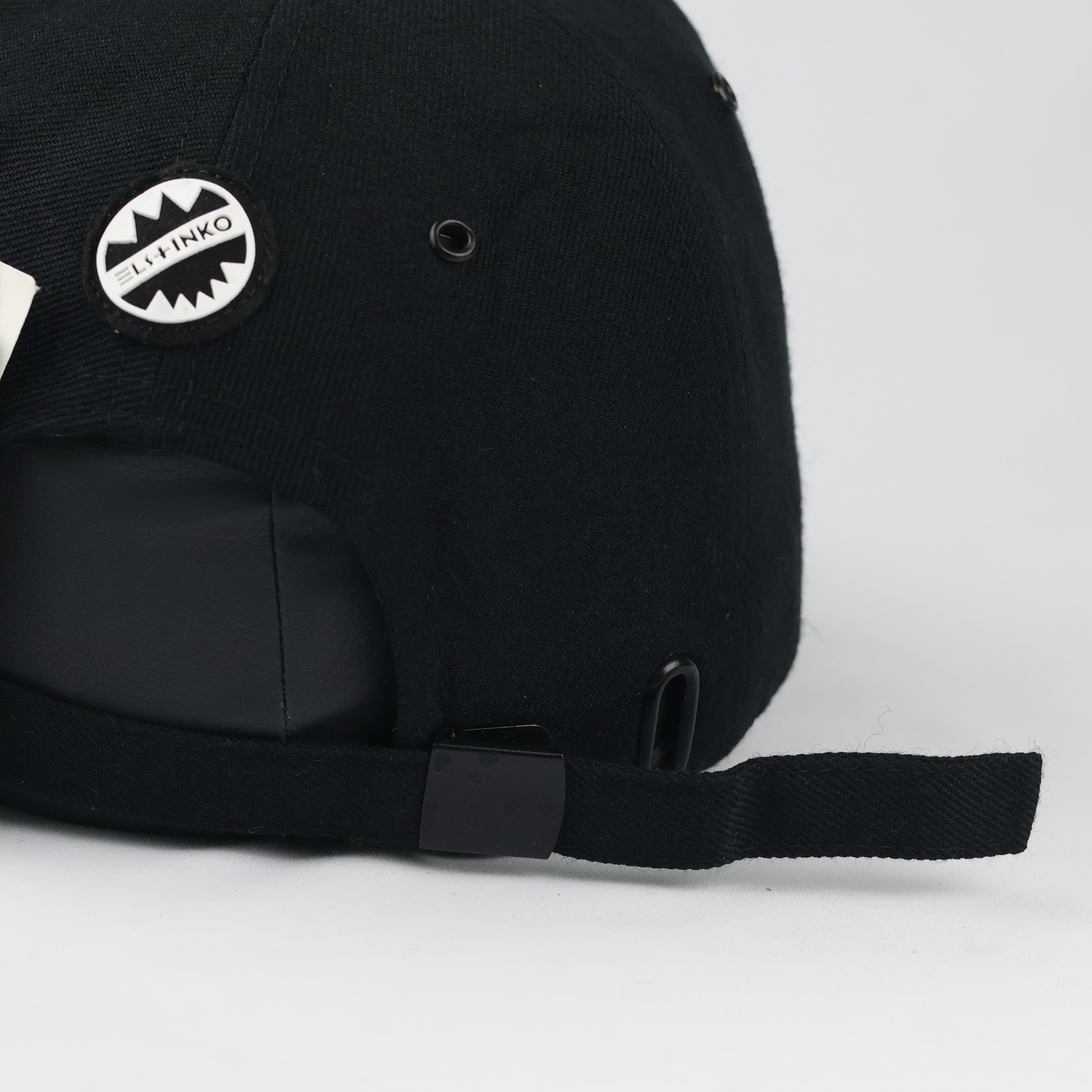 Vintage Elstinko Korean Streetwear Cap - Black Shark Mouth Hat