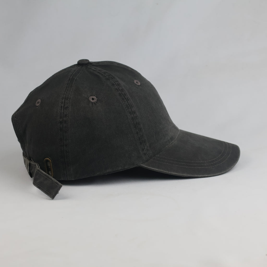 Thrifted Angelo Litrico Charcoal Cotton Strapback Cap (56-57 cm) | 10752