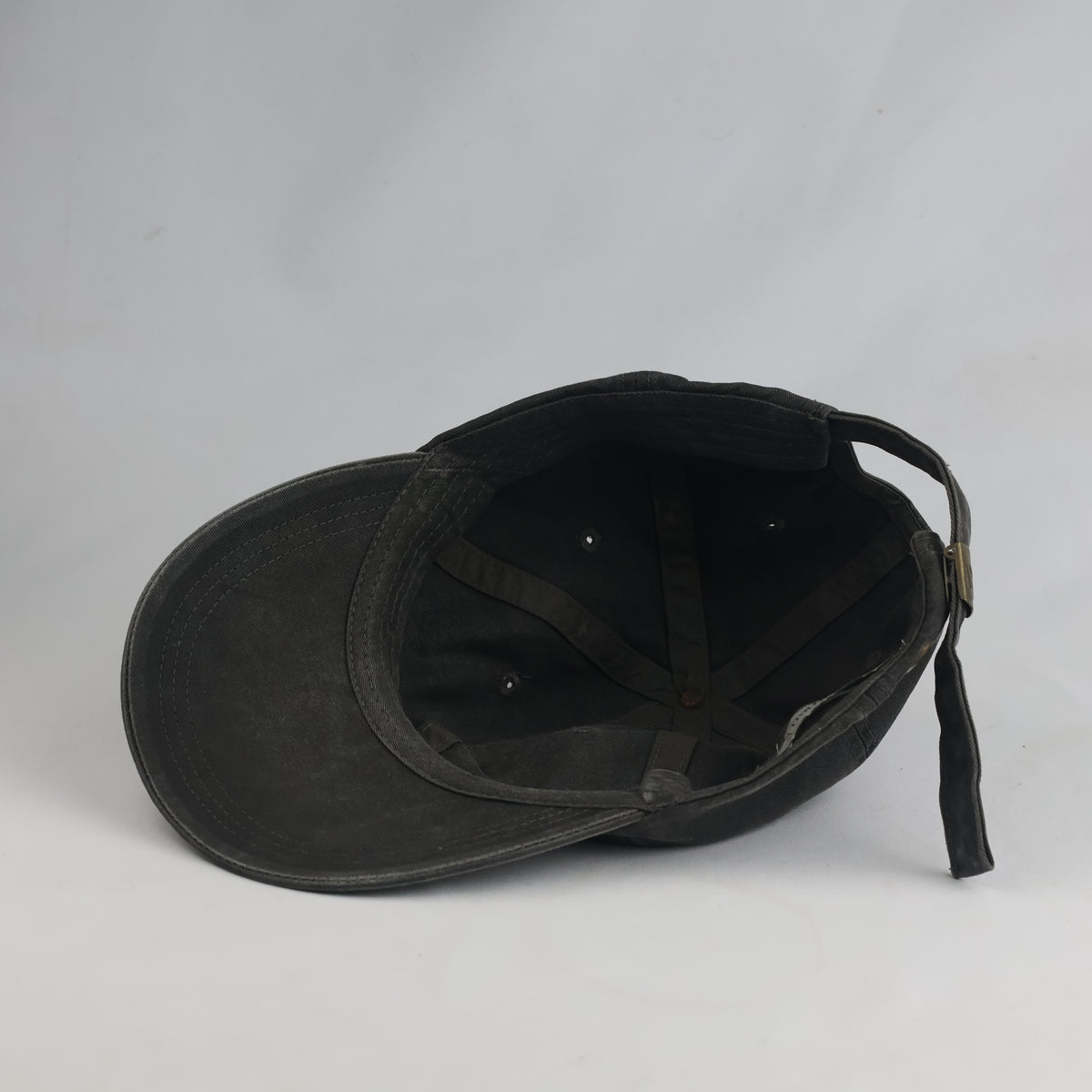 Thrifted Angelo Litrico Charcoal Cotton Strapback Cap (56-57 cm) | 10752