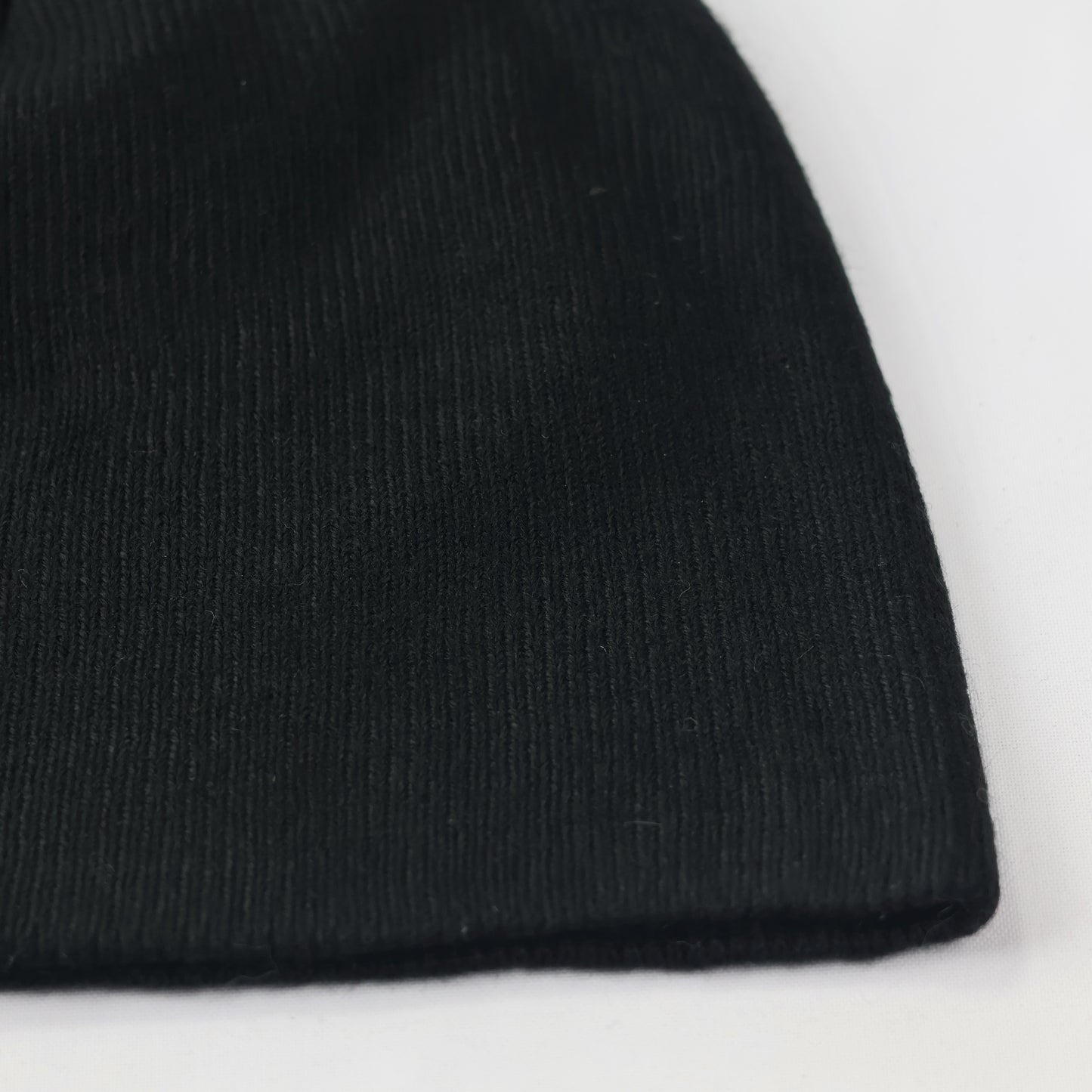 H&M Basic Black Slouchy Beanie | Fine Knit Winter Hat | Unisex Essential