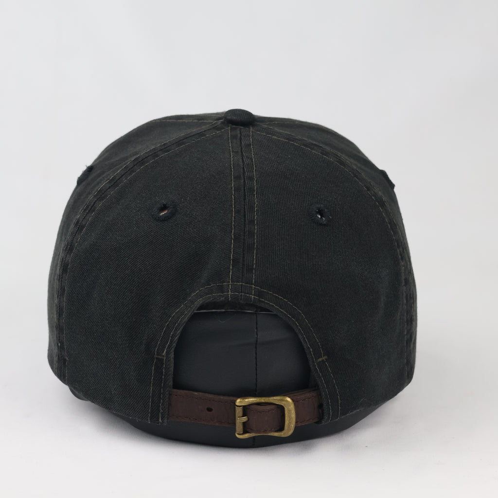 Vintage Double RL Ralph Lauren Baseball Cap - Distressed Black Sportswear Hat