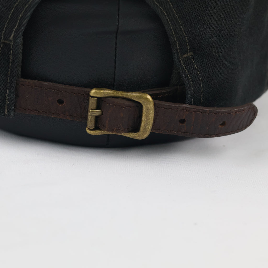 Vintage Double RL Ralph Lauren Baseball Cap - Distressed Black Sportswear Hat