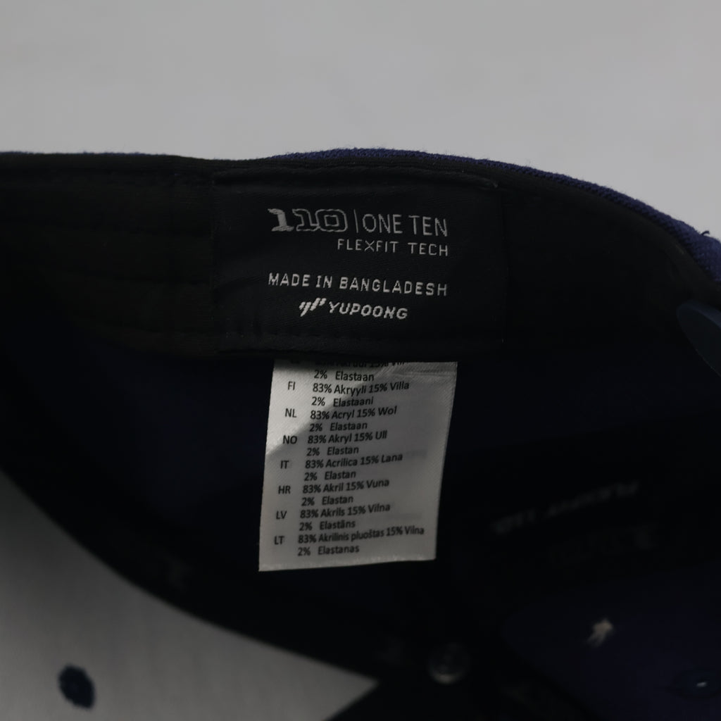 Thrifted Yupoong Flexfit 110 Kran Bühne Navy Snapback Cap (57-58cm) | 10643