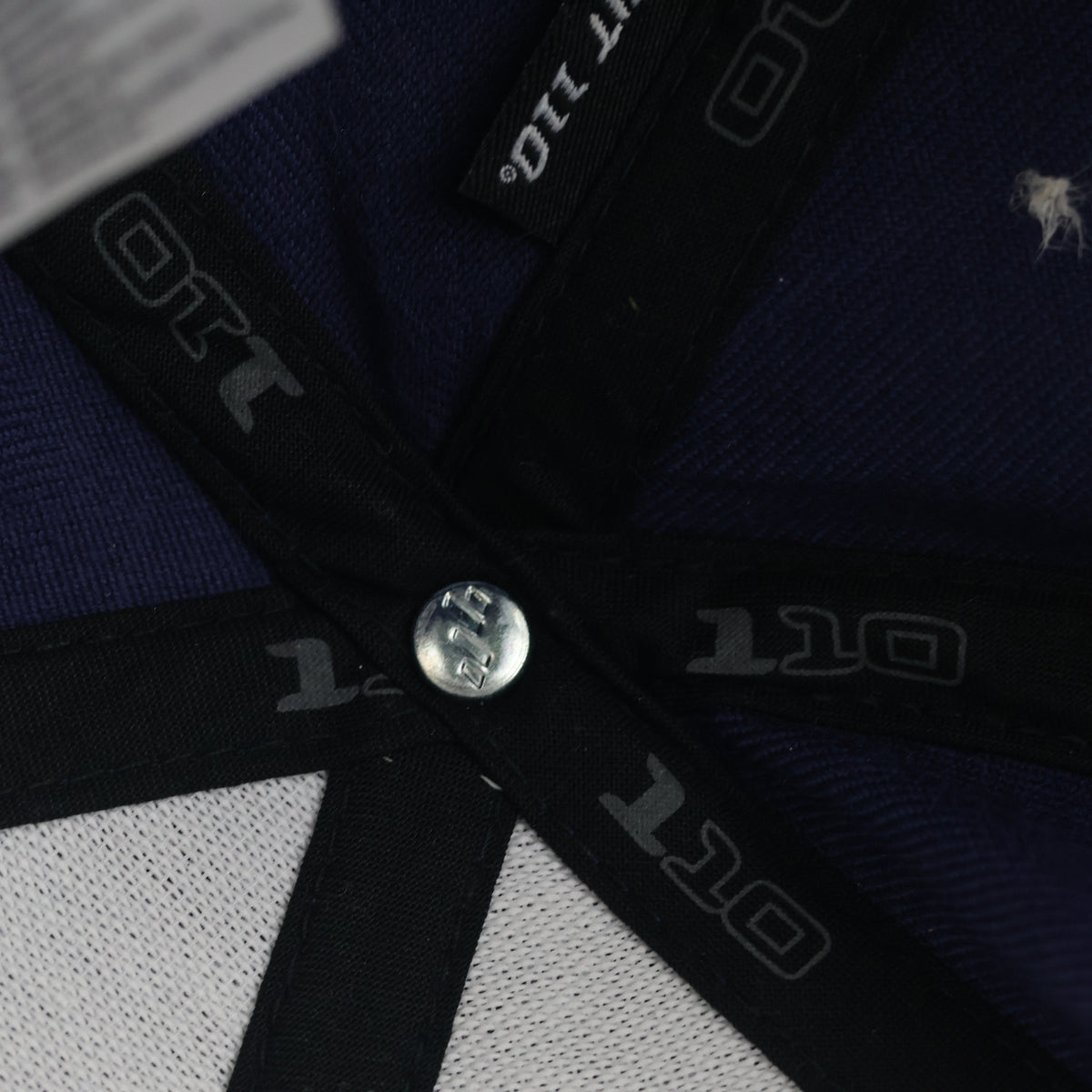 Thrifted Yupoong Flexfit 110 Kran Bühne Navy Snapback Cap (57-58cm) | 10643