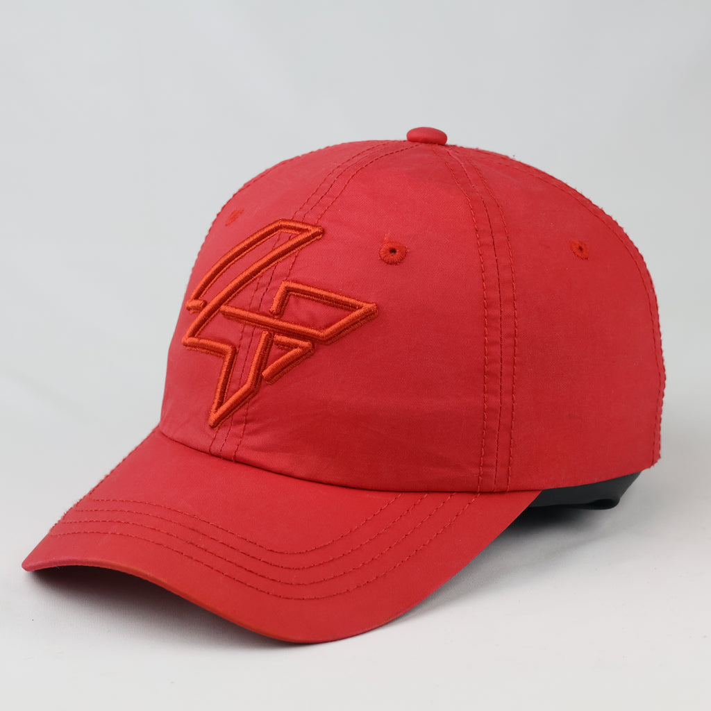 Official 4F Embroidered Sport Cap | Thrifted Vibrant Red Baseball Hat