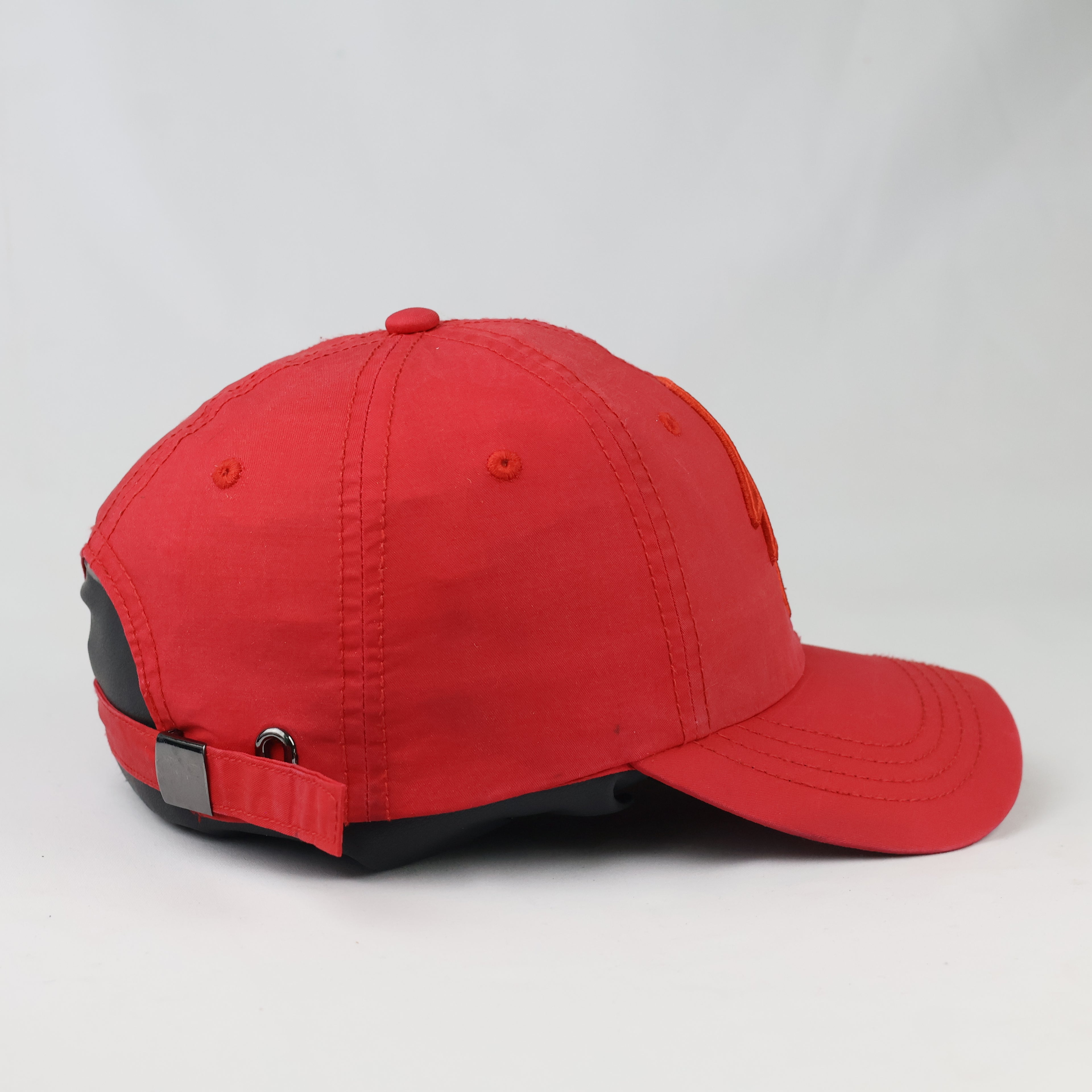 Official 4F Embroidered Sport Cap | Thrifted Vibrant Red Baseball Hat