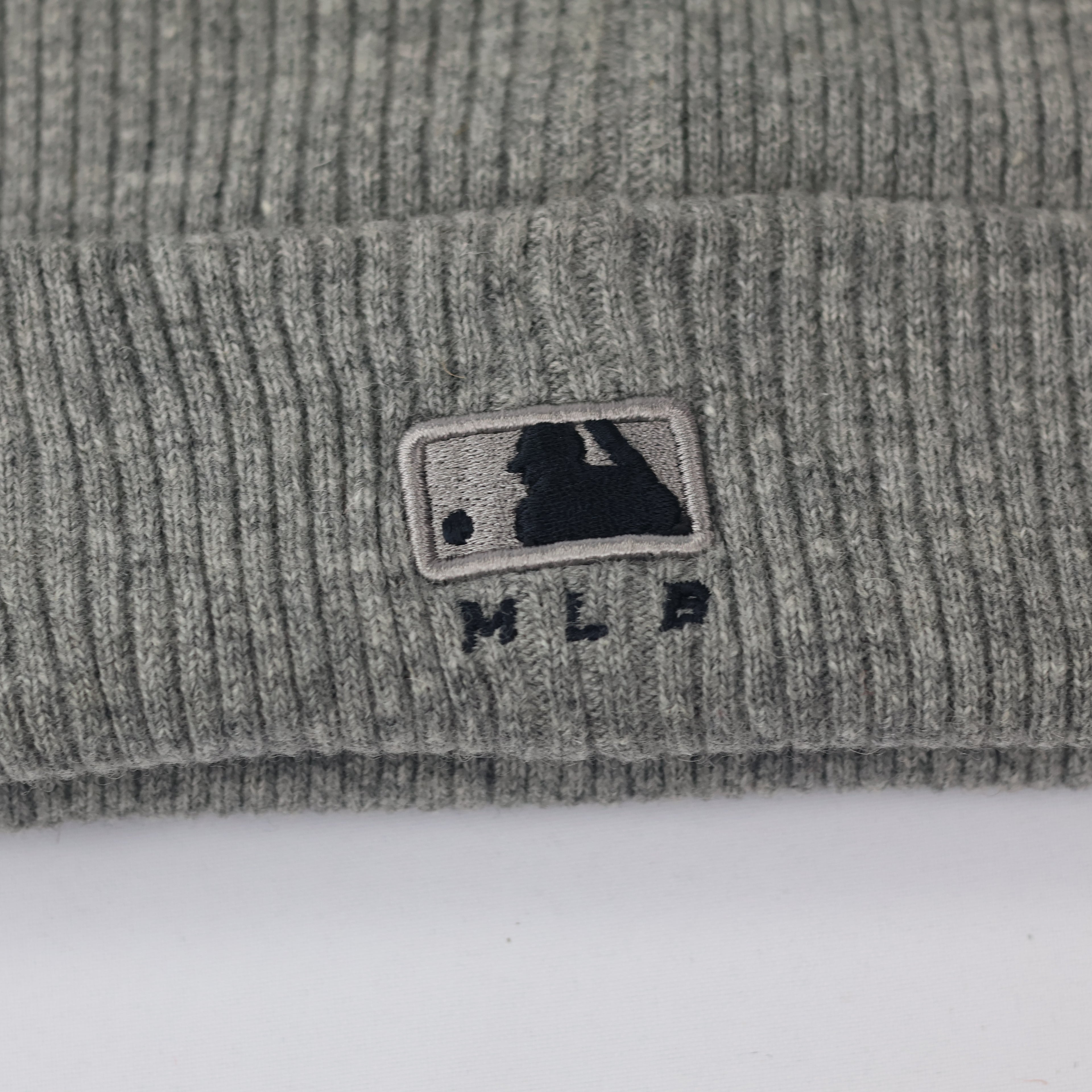 MLB Korea "Cat Ear" Beanie | Grey Baltimore Orioles Knit Hat | K-Pop Style