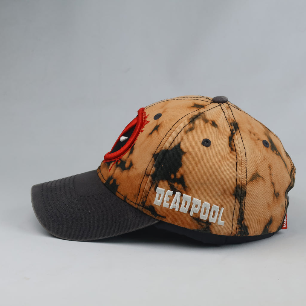 Thrifted Marvel Deadpool Embroidered Graphic Baseball Cap (55-56cm) | 10616
