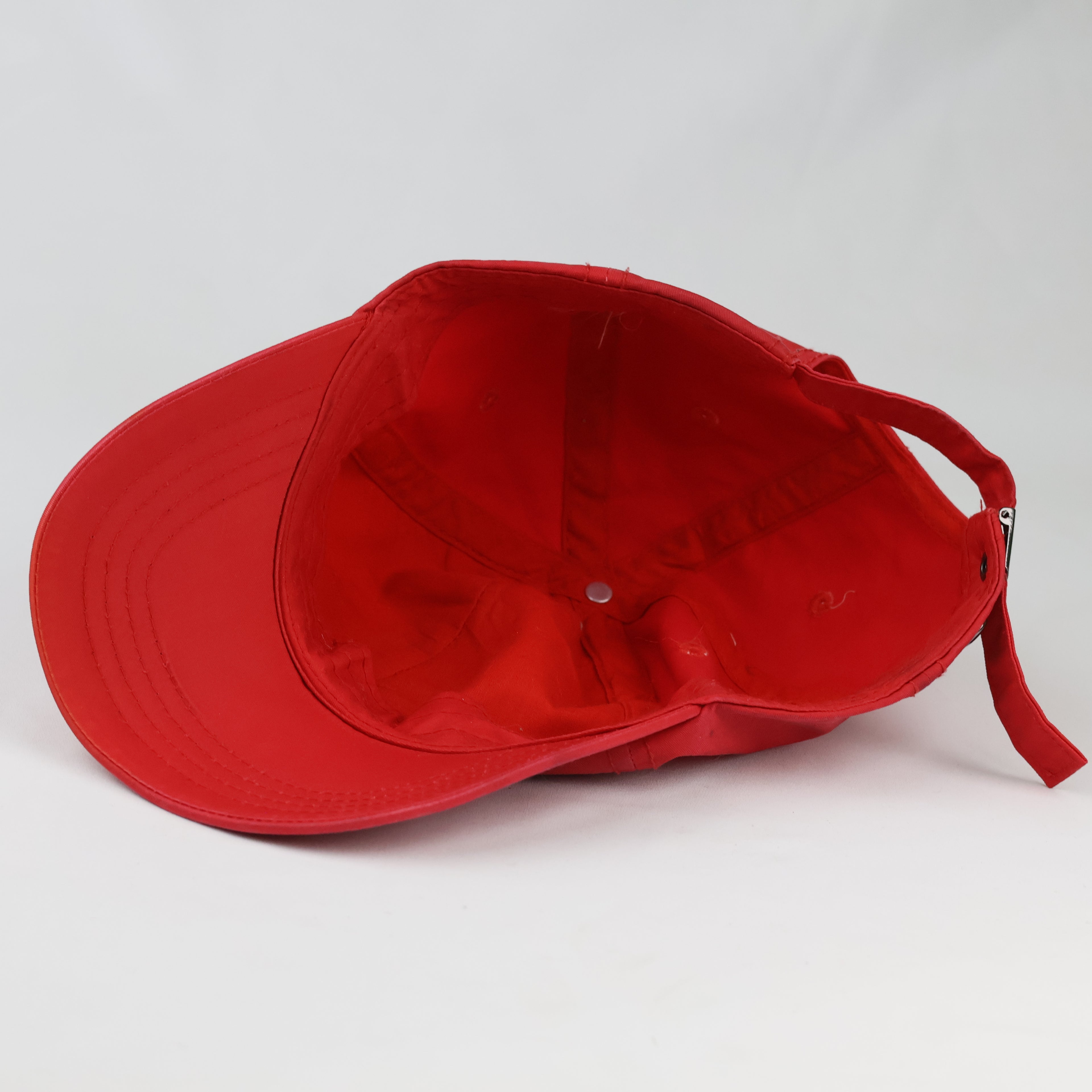 Official 4F Embroidered Sport Cap | Thrifted Vibrant Red Baseball Hat