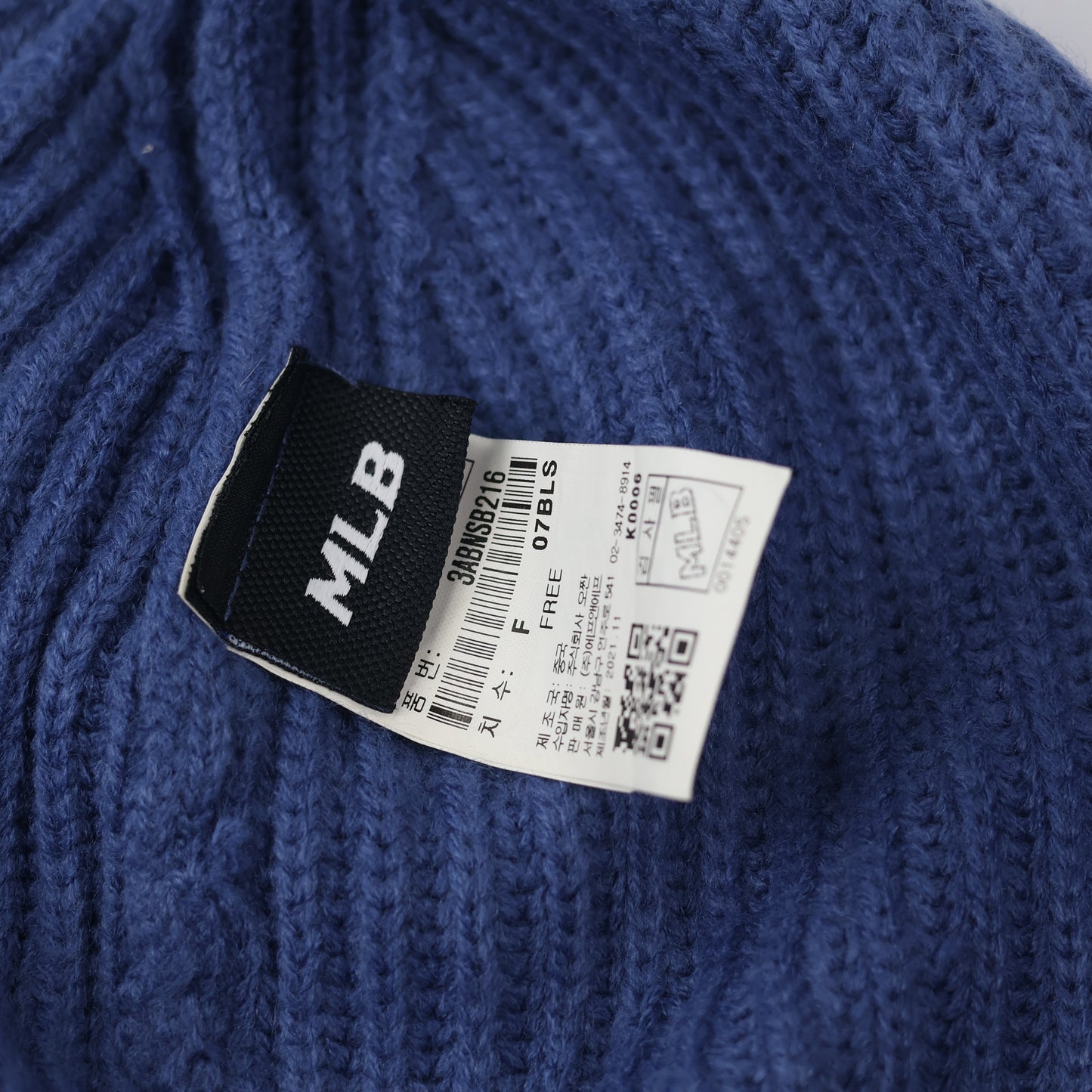 MLB Korea LA Dodgers Beanie | Royal Blue Knit Hat | Authentic K-Fashion Import