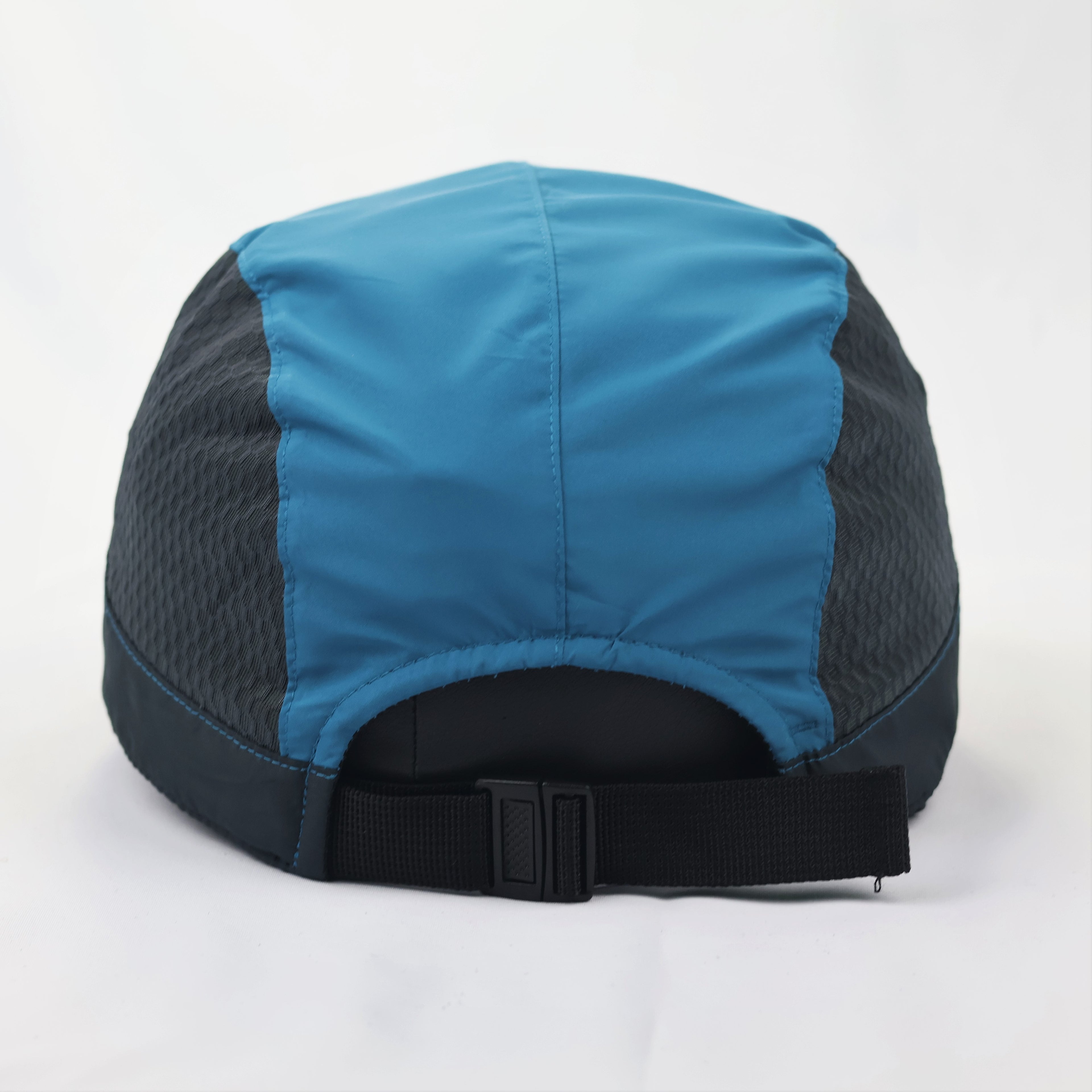 Alpinist Outdoor Technical Thrifted Running Cap – Blue & Grey Breathable Mesh Hat