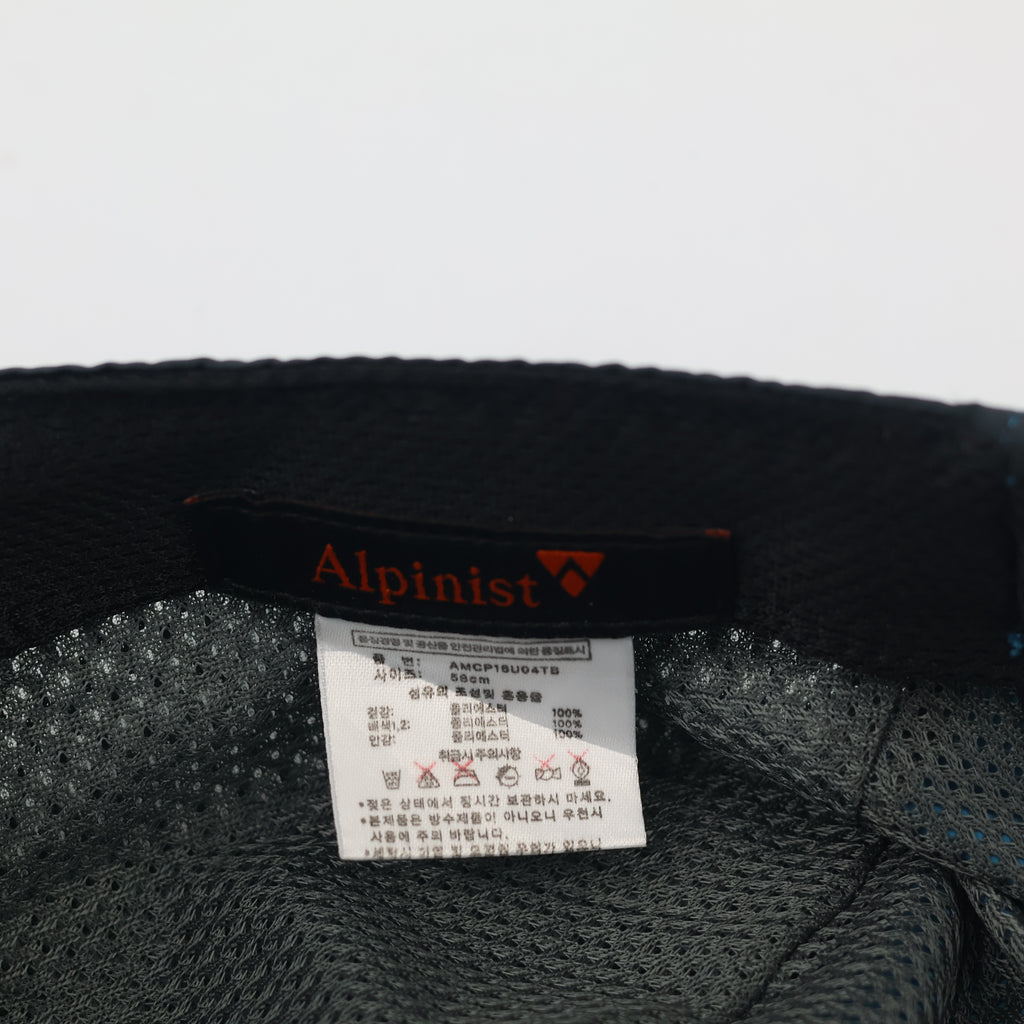 Alpinist Outdoor Technical Thrifted Running Cap – Blue & Grey Breathable Mesh Hat
