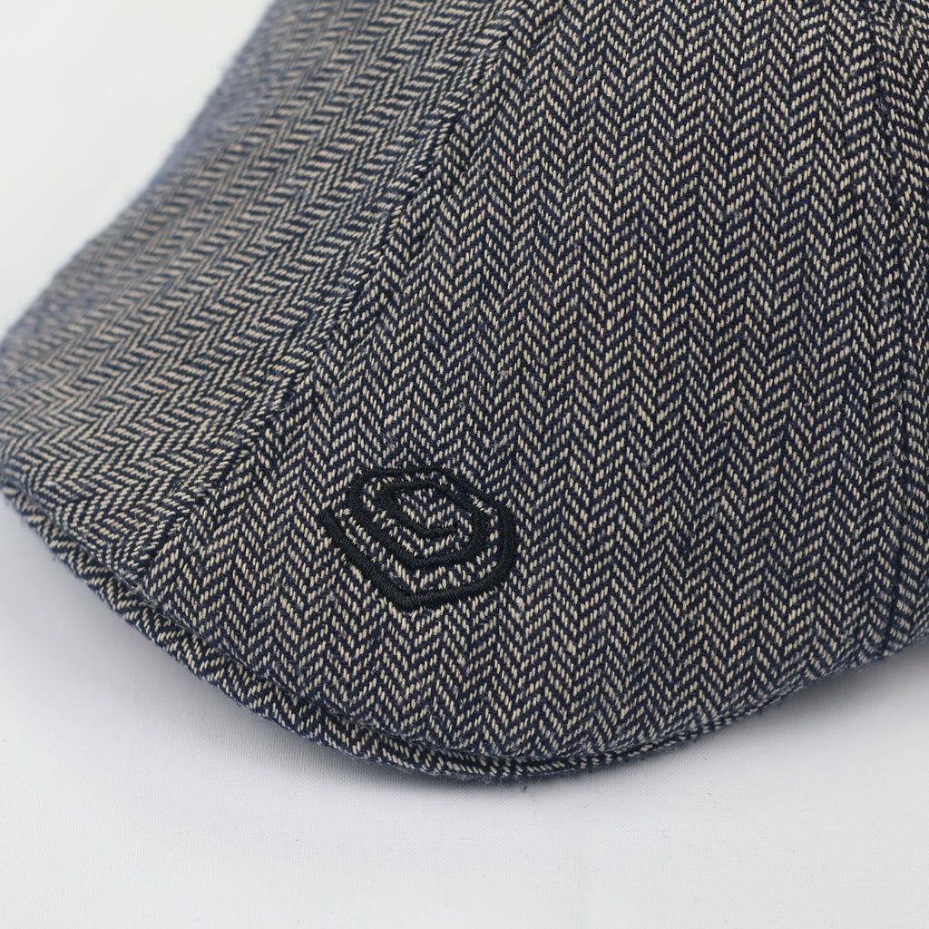 Quickside Authentic Wool Blend Driving Cap – Herringbone Newsboy Hat