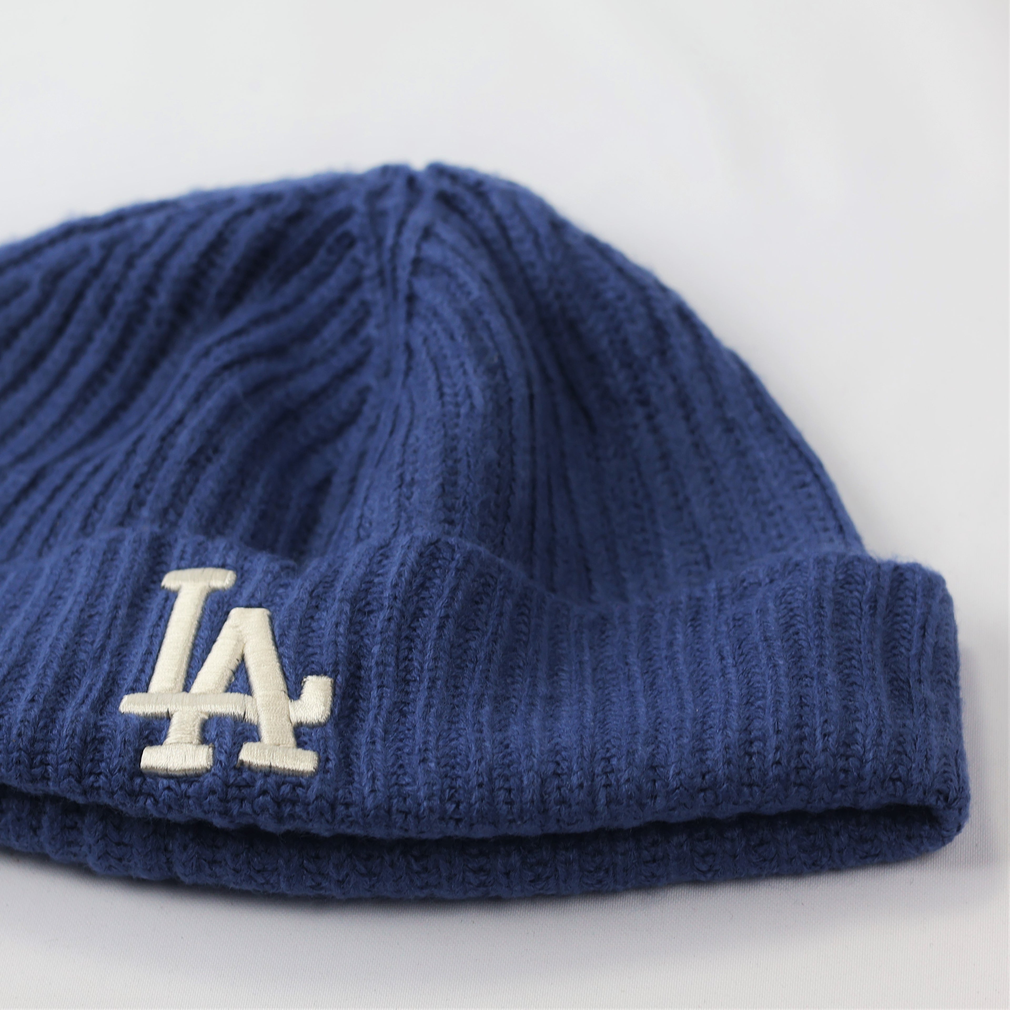 MLB Korea LA Dodgers Beanie | Royal Blue Knit Hat | Authentic K-Fashion Import