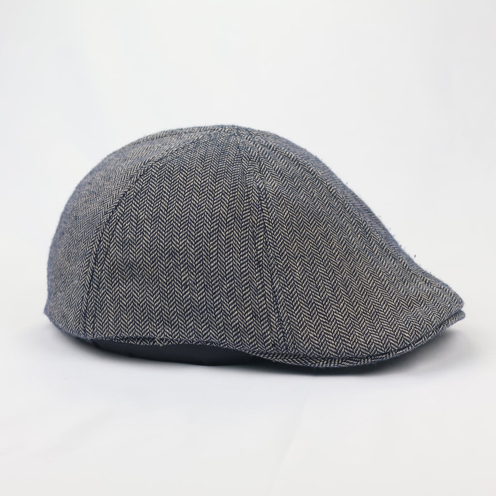 Quickside Authentic Wool Blend Driving Cap – Herringbone Newsboy Hat