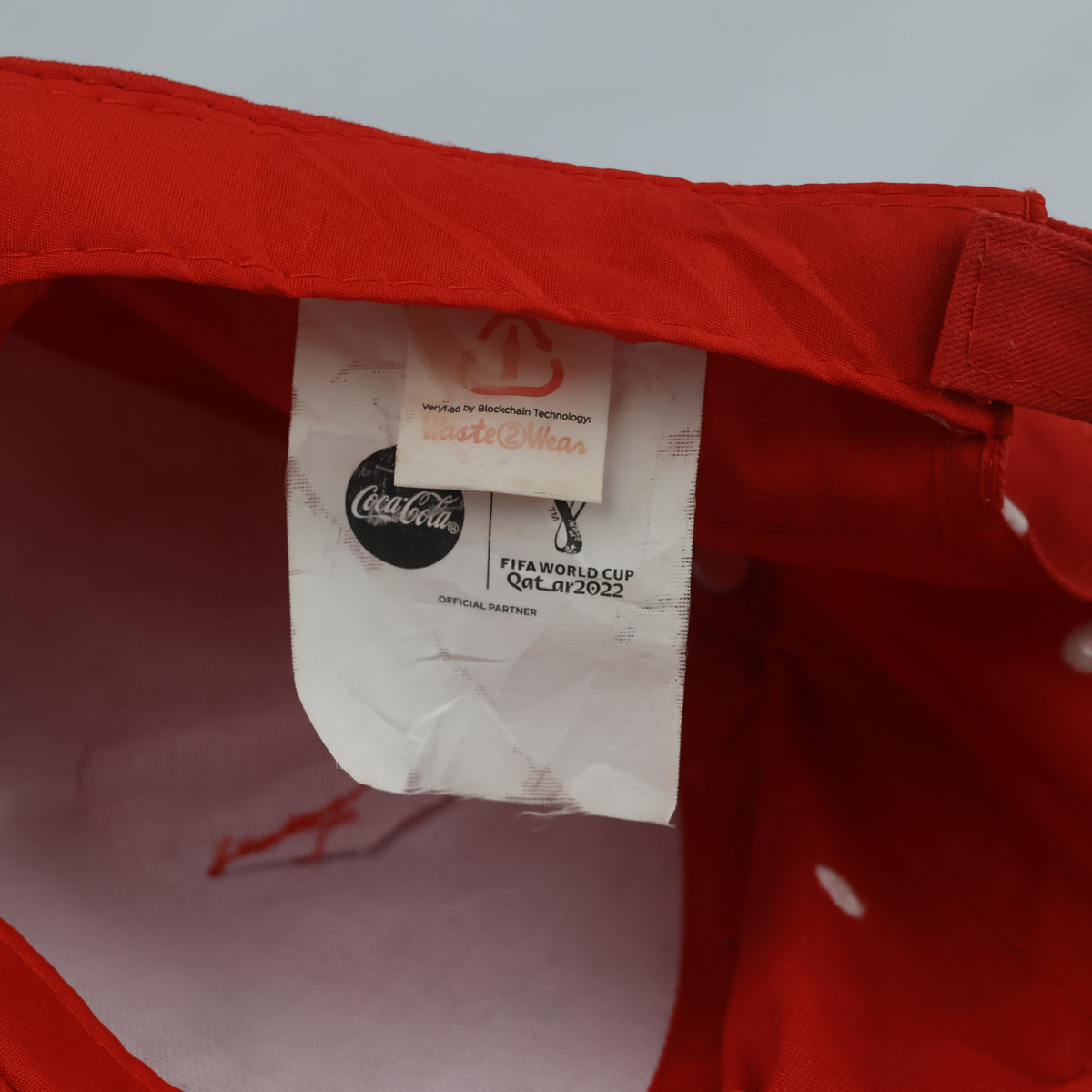 Thrifted Coca-Cola FIFA World Cup 2022 Red Cap (56-57cm) | 10644