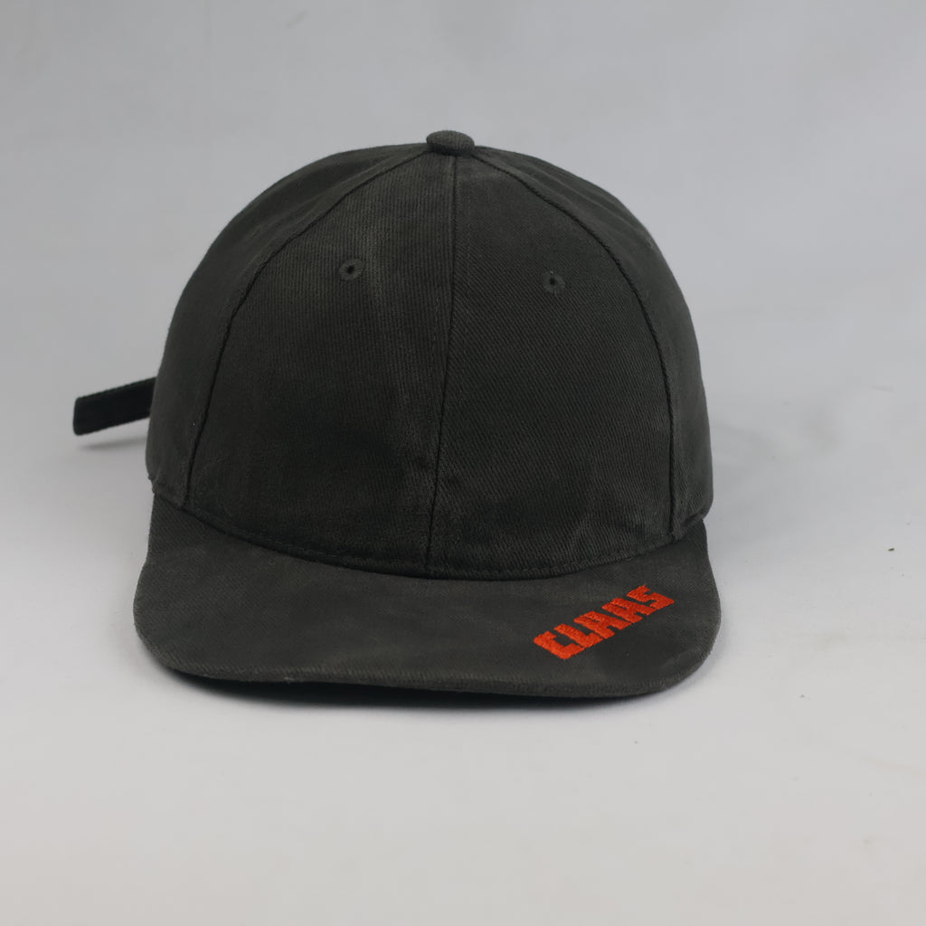 Thrifted Claas Dark Grey Cotton Strapback Cap (56-57 cm) | 10755