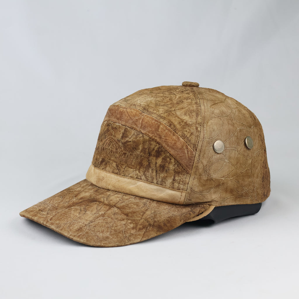 Retro SAMMU Textured 5-Panel Cap - Earthy Gorpcore Outdoor Utility Hat